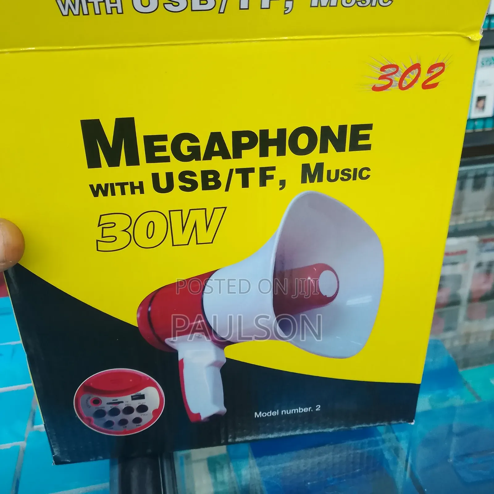 30w Megaphone With Usb/Tf, Music
