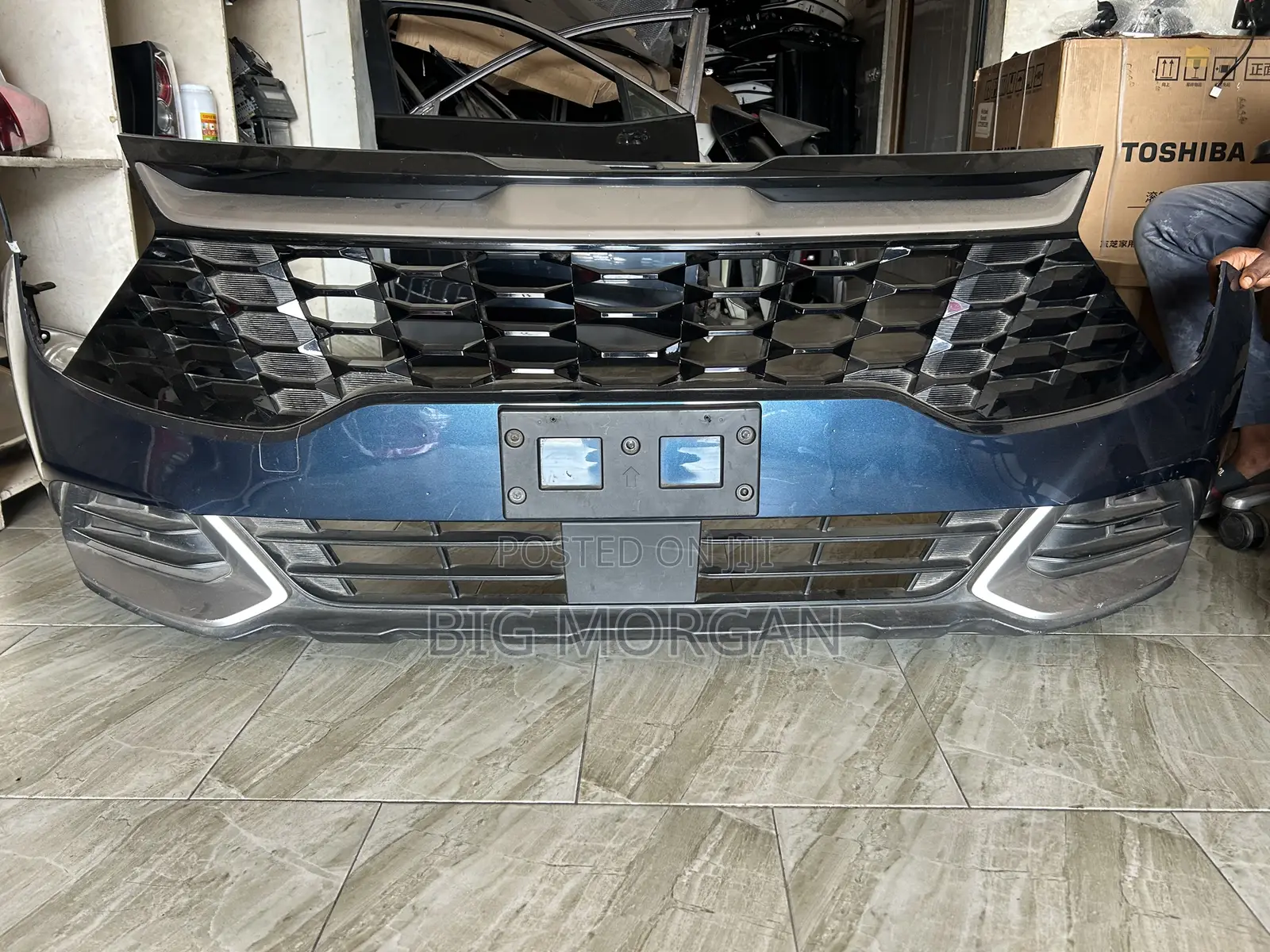 Kia Sportage 2024 Front Bumper Cut Complete