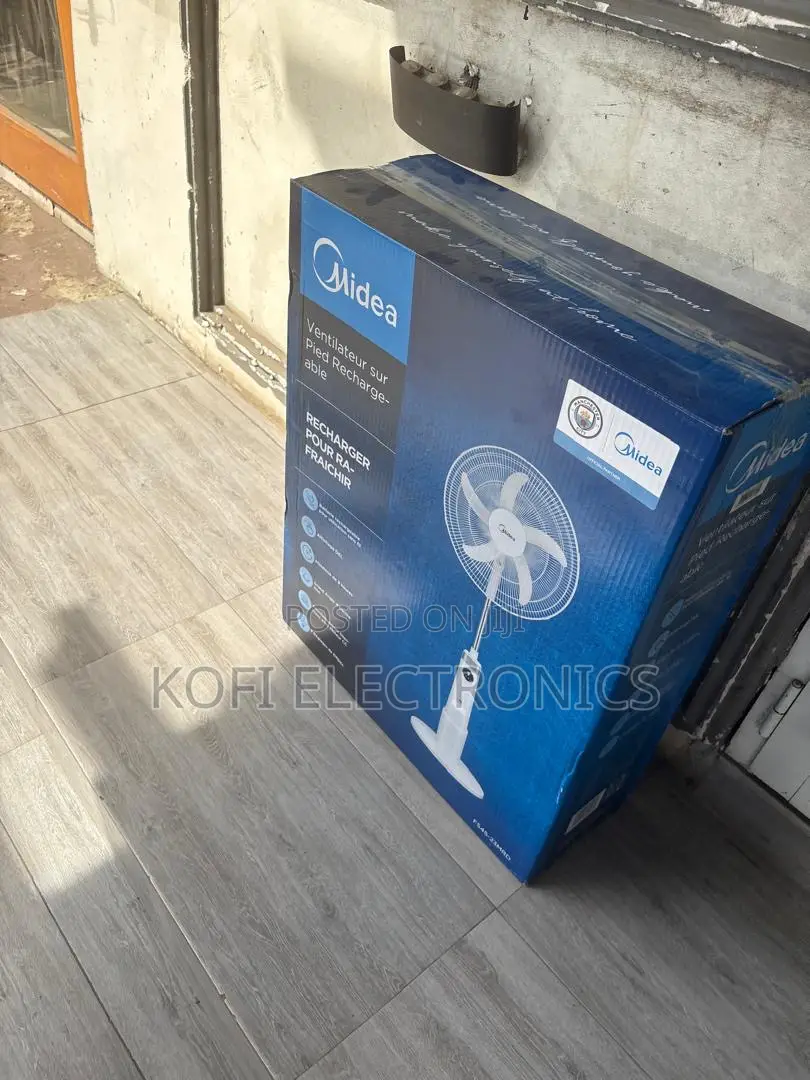 Small but Mighty Powerful Rechargeable Fan by Midea