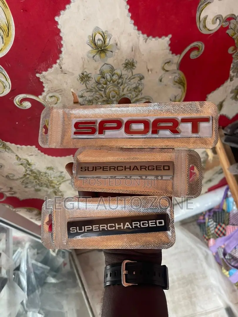 Range Rover Supercharger Logo Available