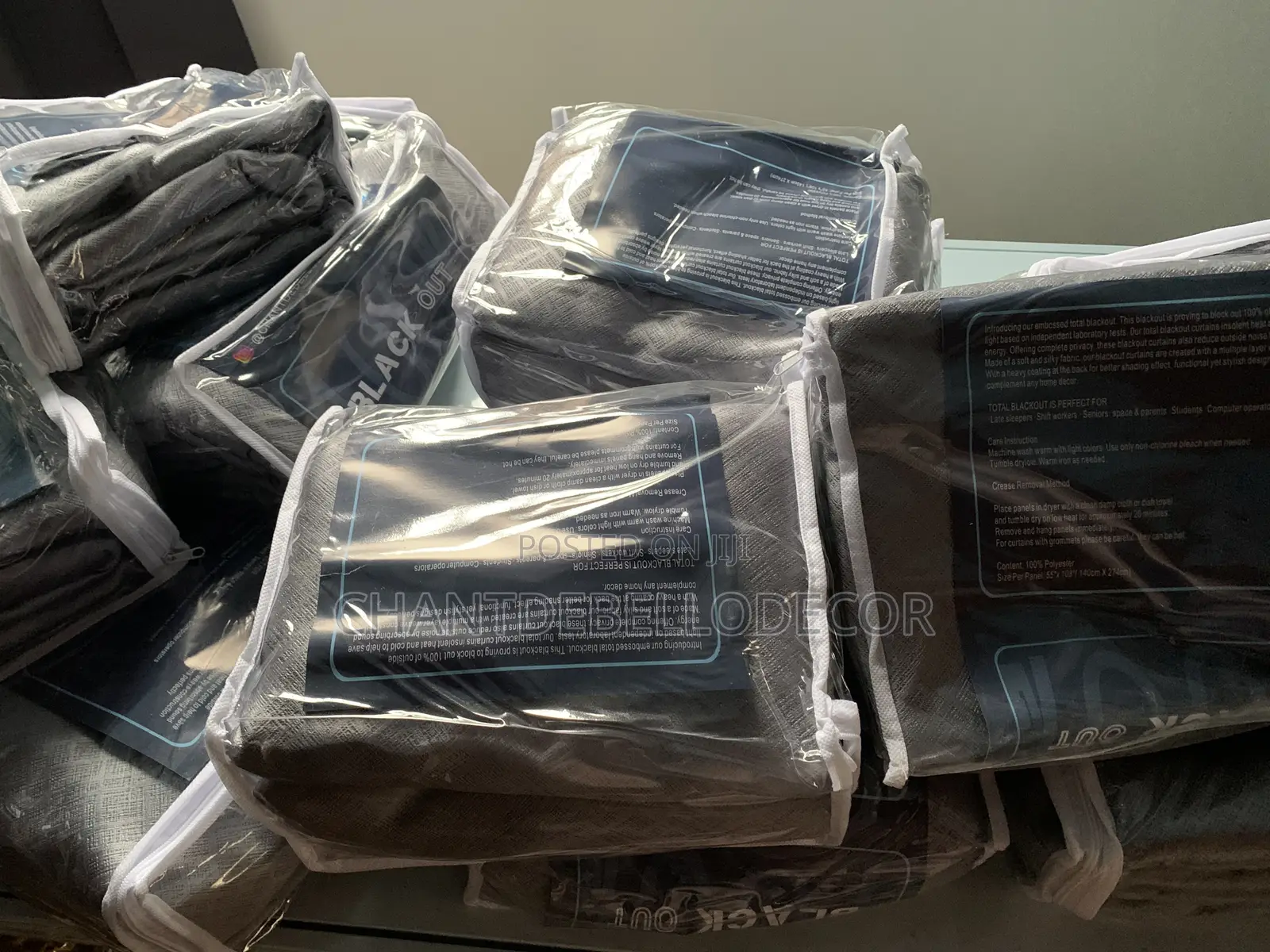 High GSM 9feet Long 100% Total Uv Protection Blackout Curtains