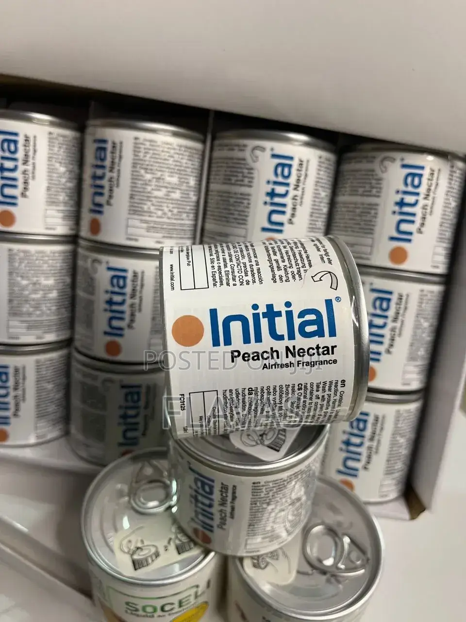 Initial Peach Can