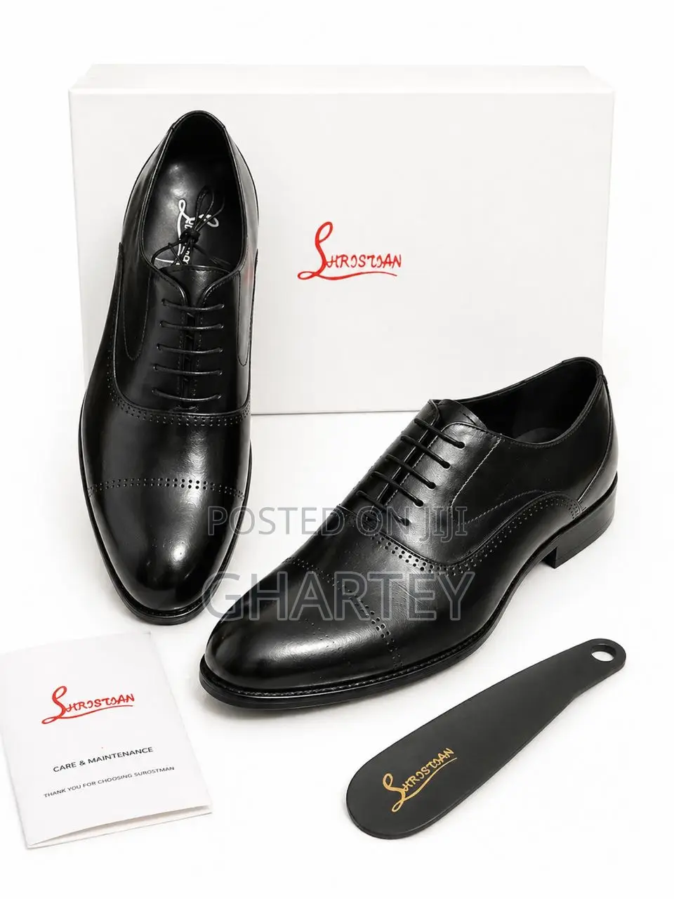 Timeless Prestige Black Cap-Toe Executive Oxford Shoes