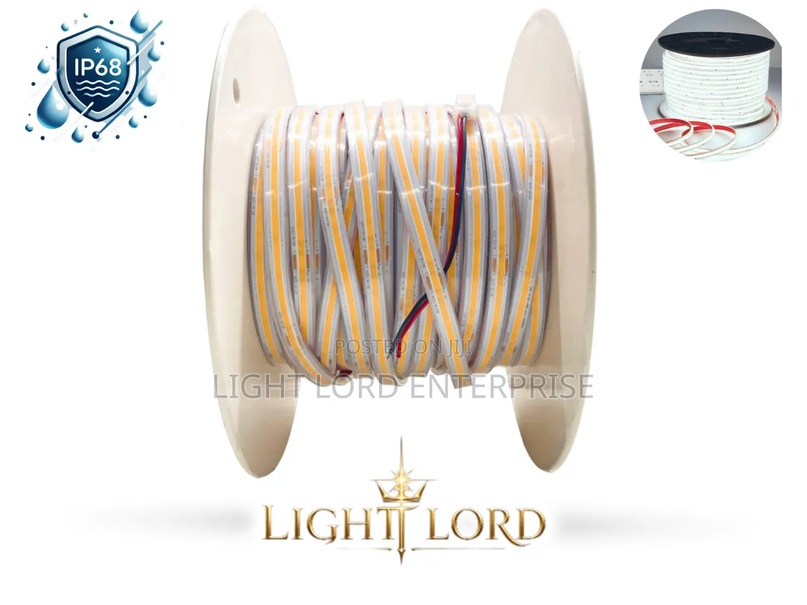 (Ybn) Warm Sticker Rope Light 100meters