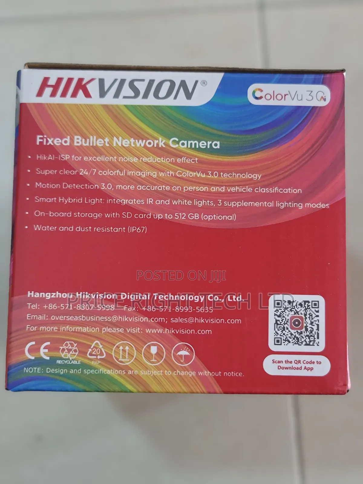 Original Hikvision 4mp Colorvu Ip Poe 3.0 Camera