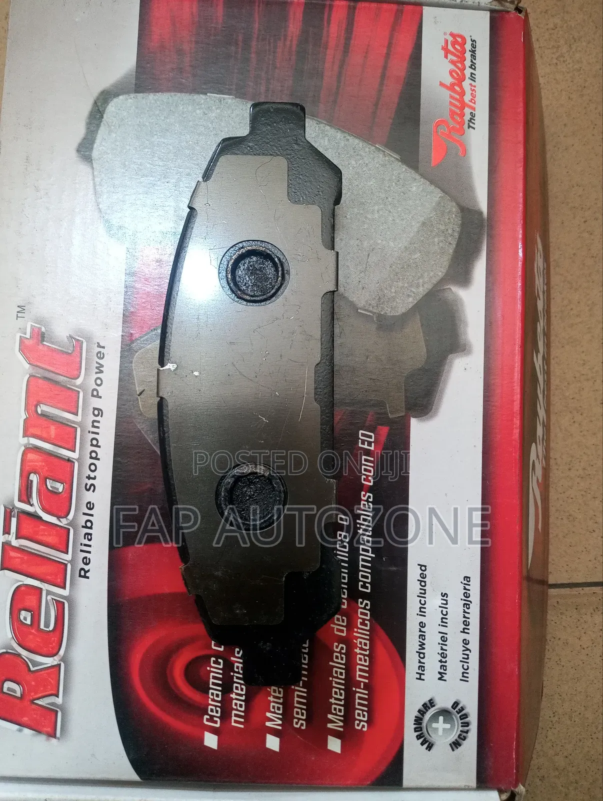 0552. Original Toyota Venza Brake Pads Imported From USA