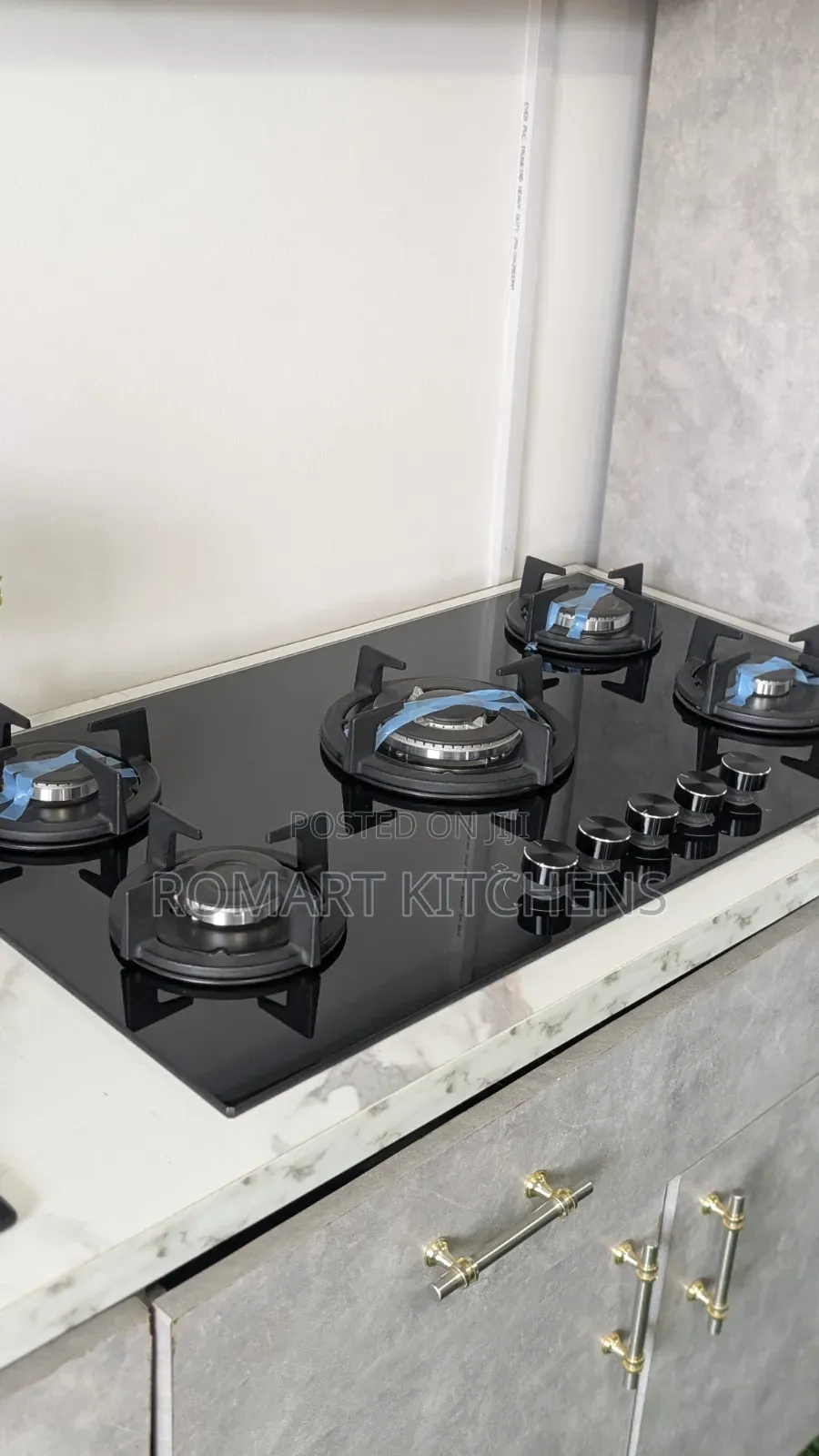 Turkish 90cm 5 Burner Glass Burner Hob
