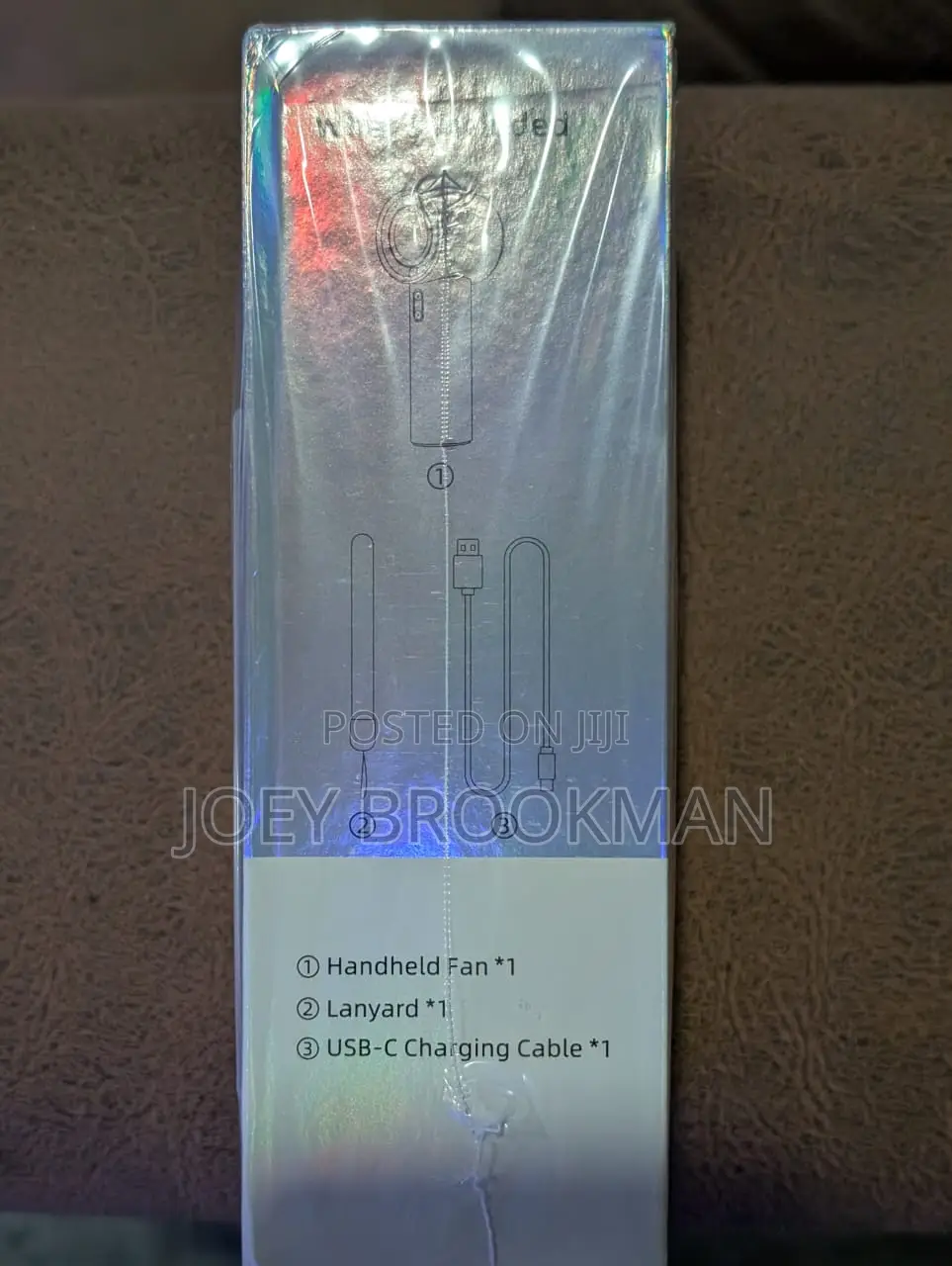 Diamond-Style Handheld Fan