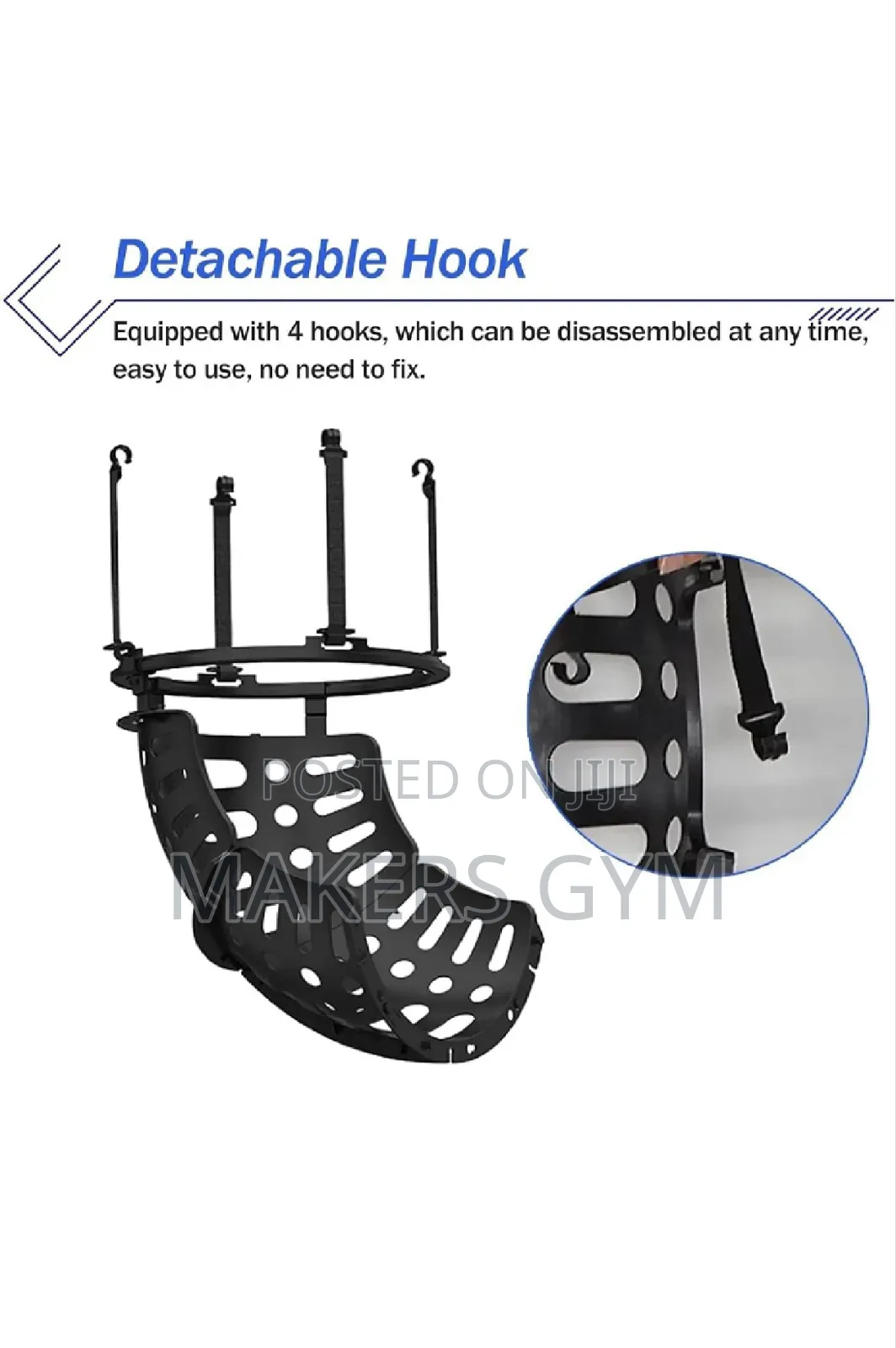 Hanging Basketball Rebounder Attachment, Supports 360° Rotating