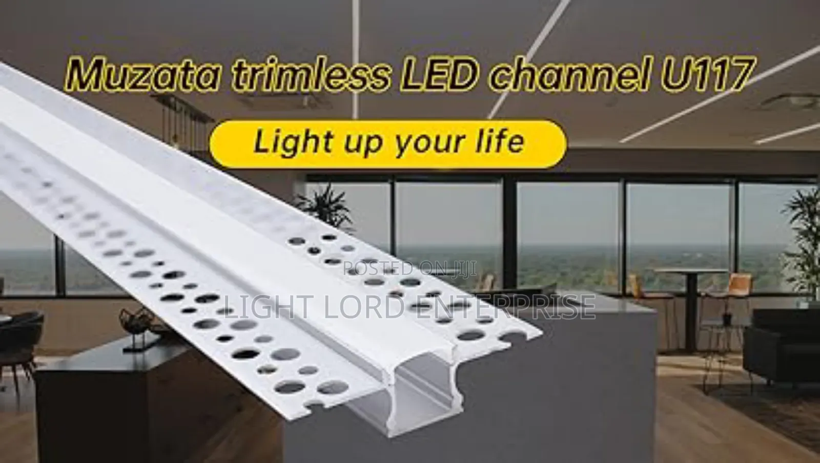(4256) 20mm Channel Aluminum Profile