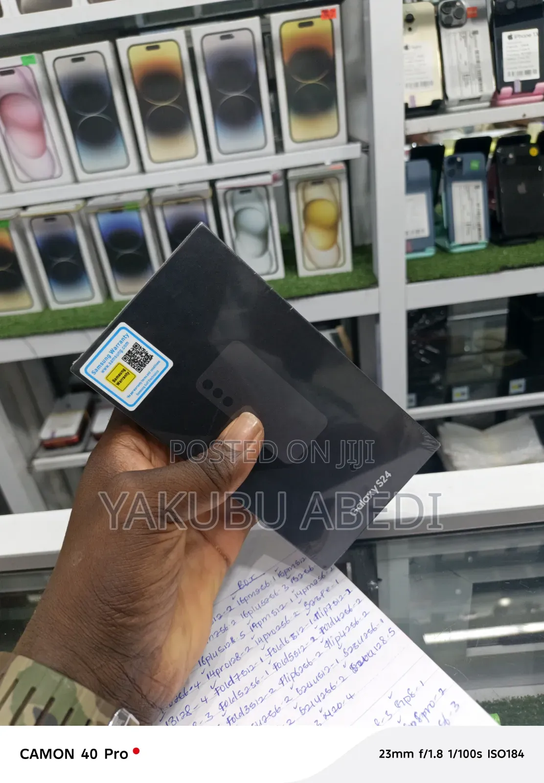 New Samsung Galaxy S24 256 GB Black