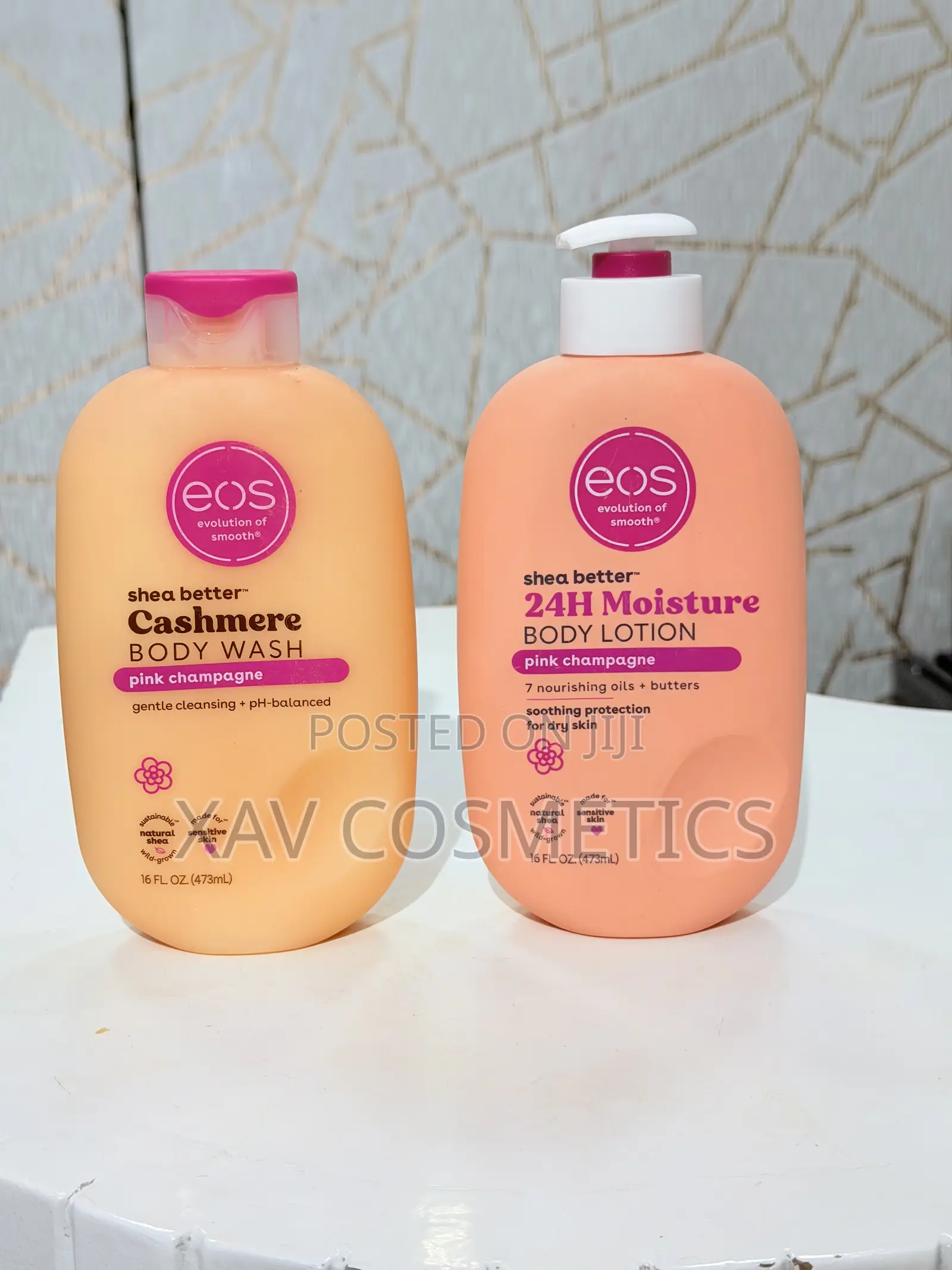 Eos Pink Champagne Body Lotion and Wash
