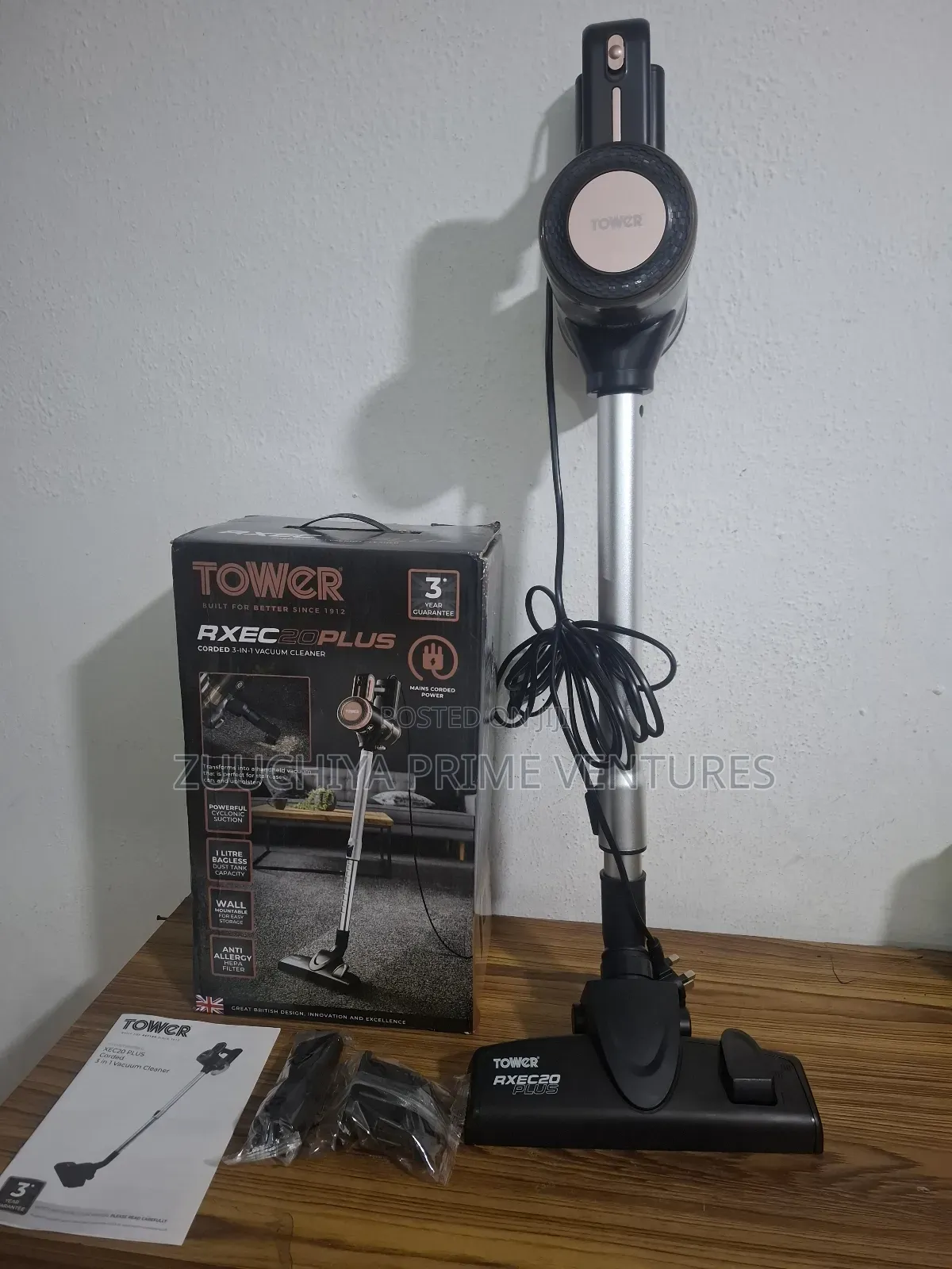 Tower Rxec20 Plus Corded 3-in-1 Vacuum Cleaner From Uk