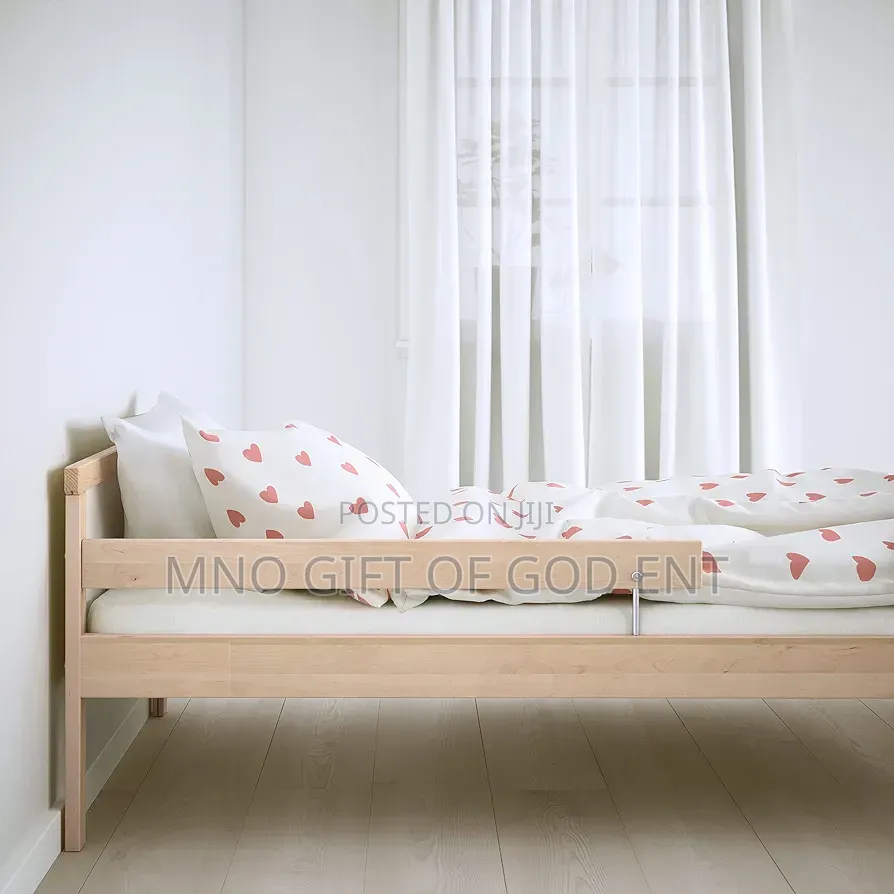 Ikea Sniglar Bed Frame With Slatted Bottom, 70 X 160 Cm, Beech
