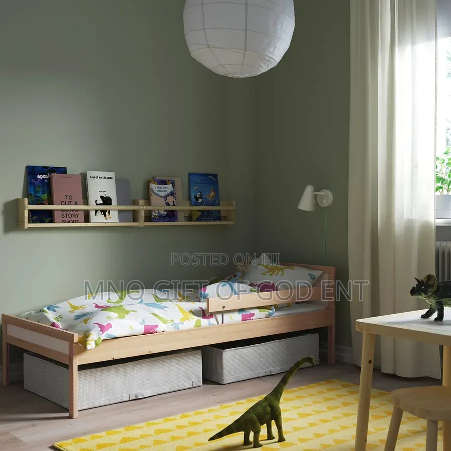 Ikea Sniglar Bed Frame With Slatted Bottom, 70 X 160 Cm, Beech