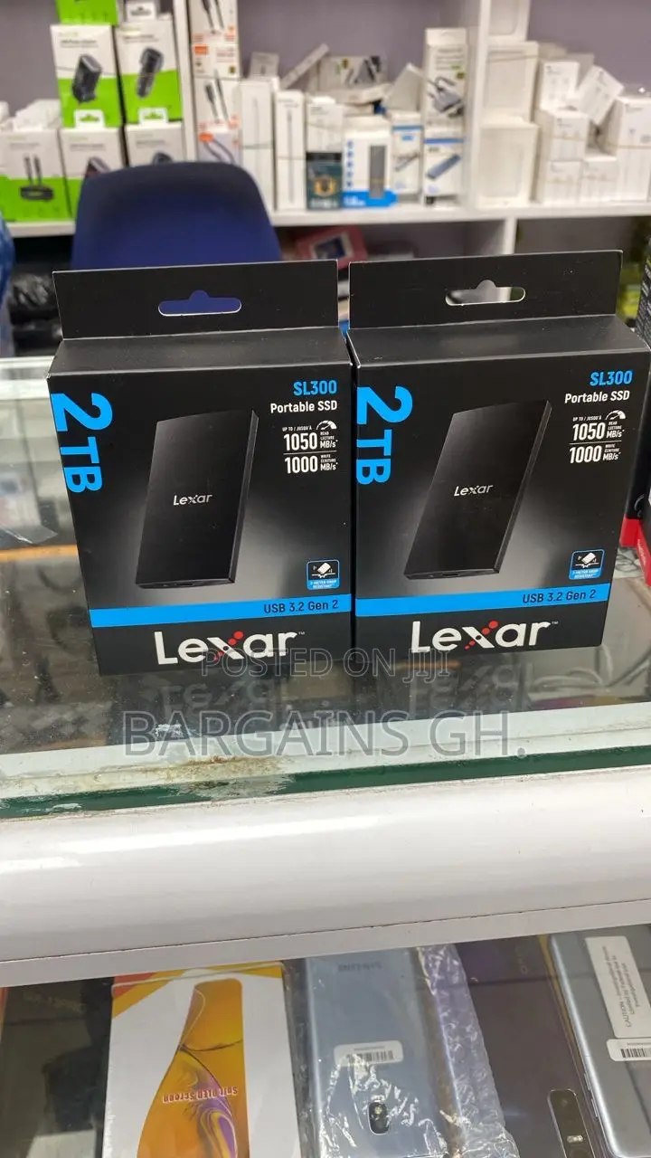 Lexar Sl300 2tb Usb 3.2 Gen 2 Portable Ssd