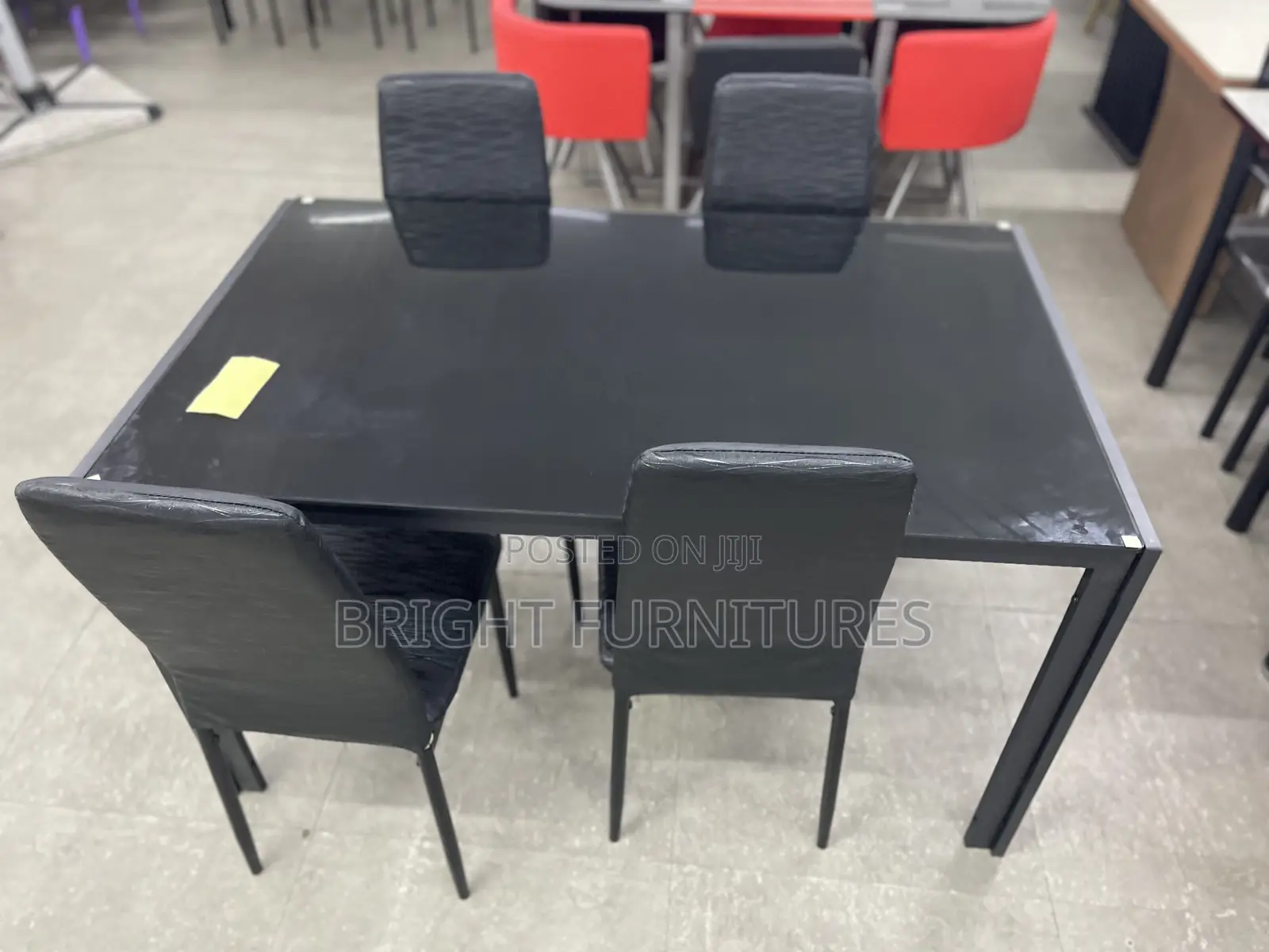 Quality Glass Top 4 Seater Dining Table