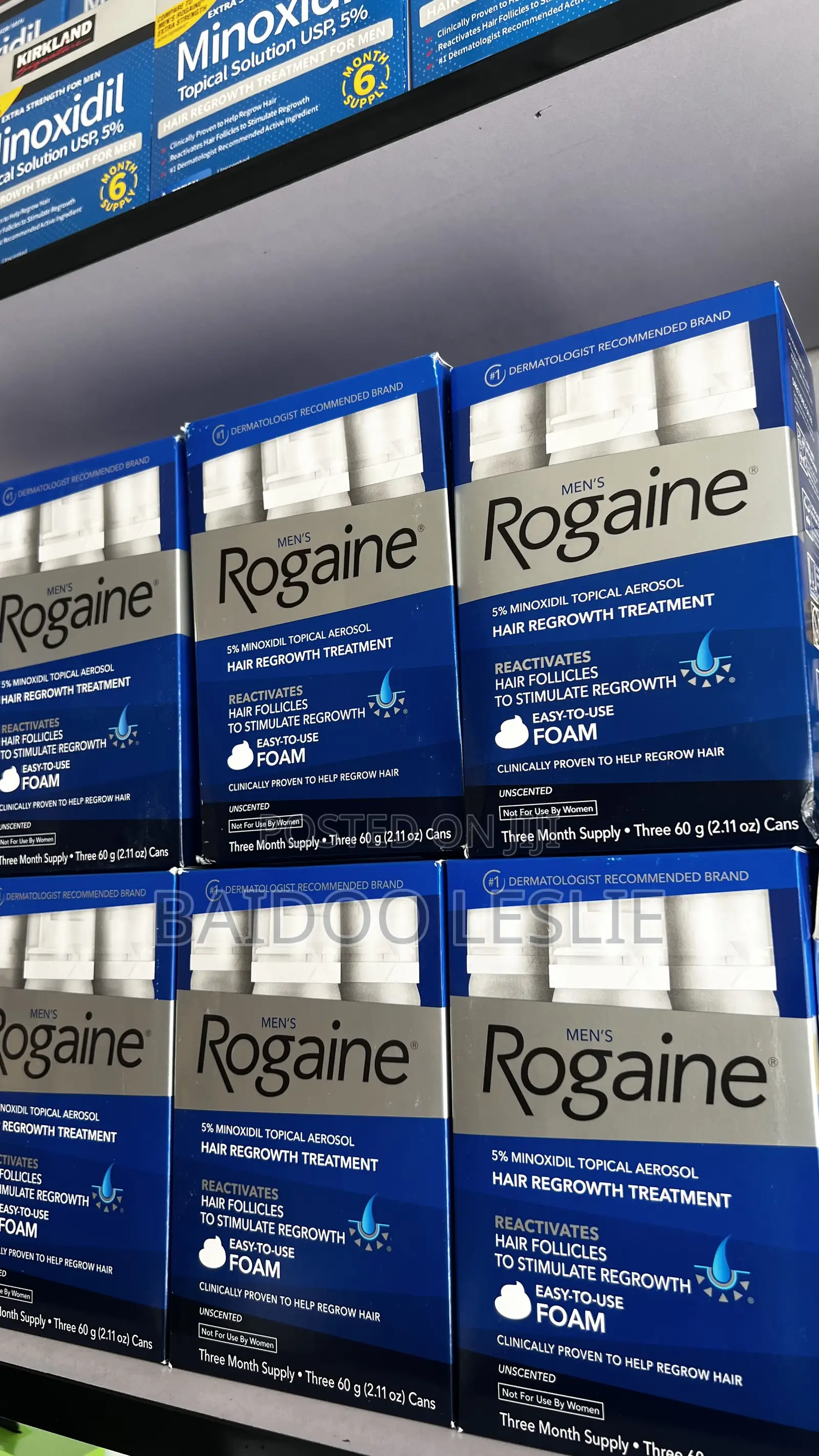Rogaine Box Solution for Hair Growth