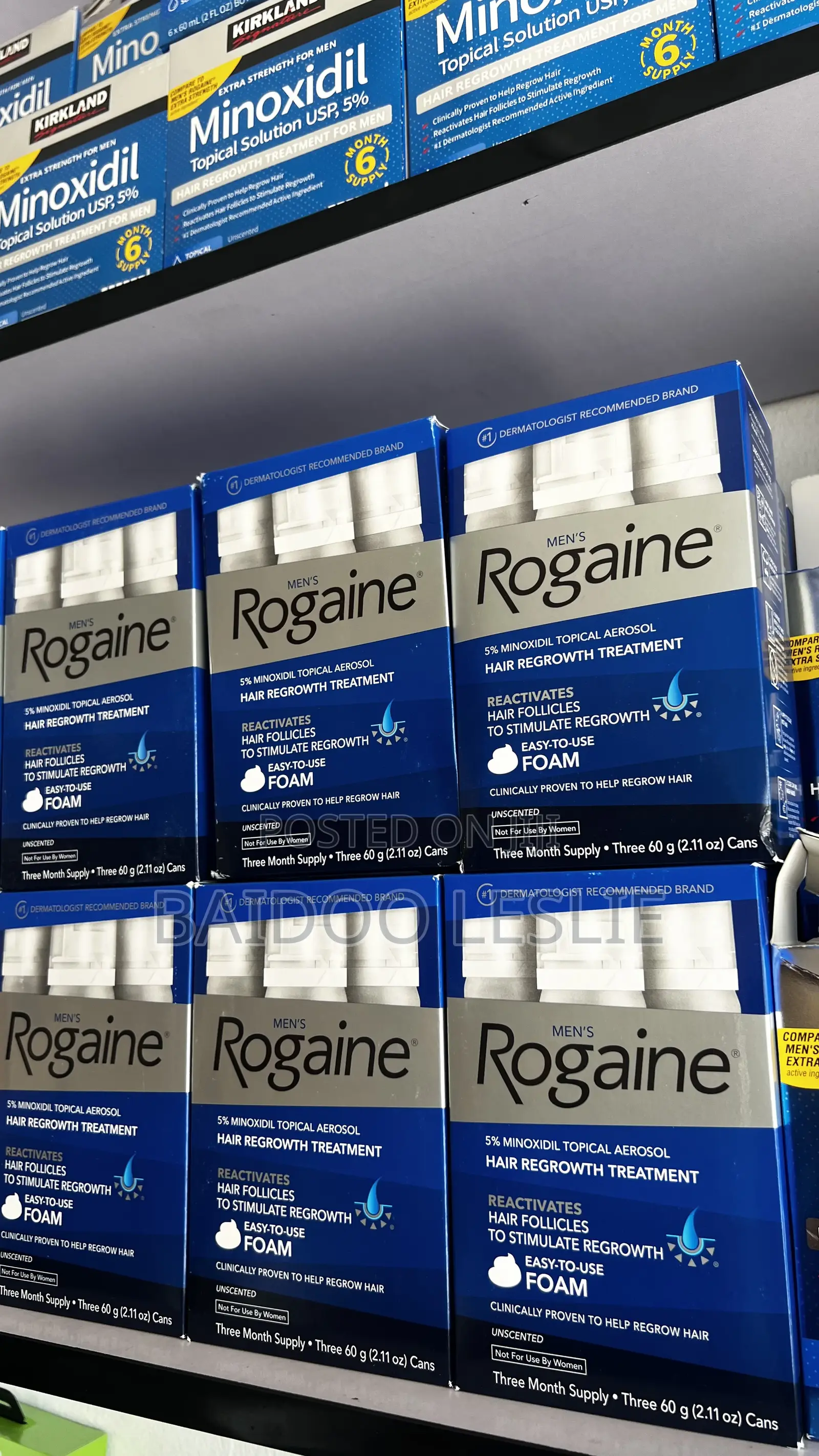 Rogaine Box Solution for Hair Growth