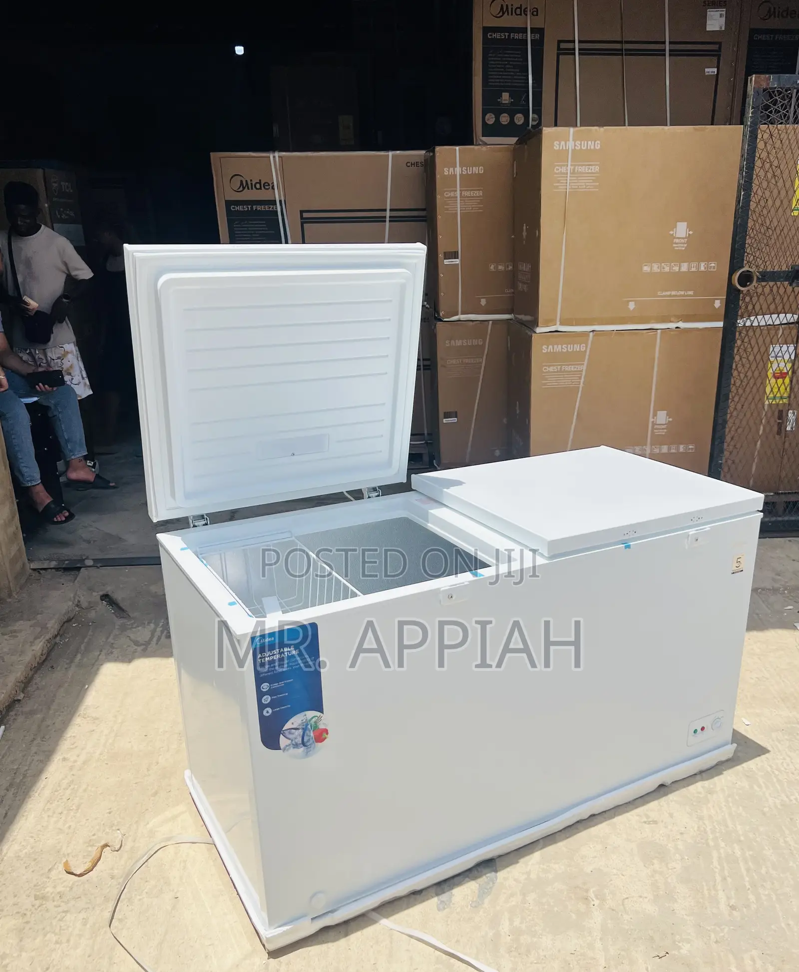 Affordable Midea 508liters Double Door Electric Freezer