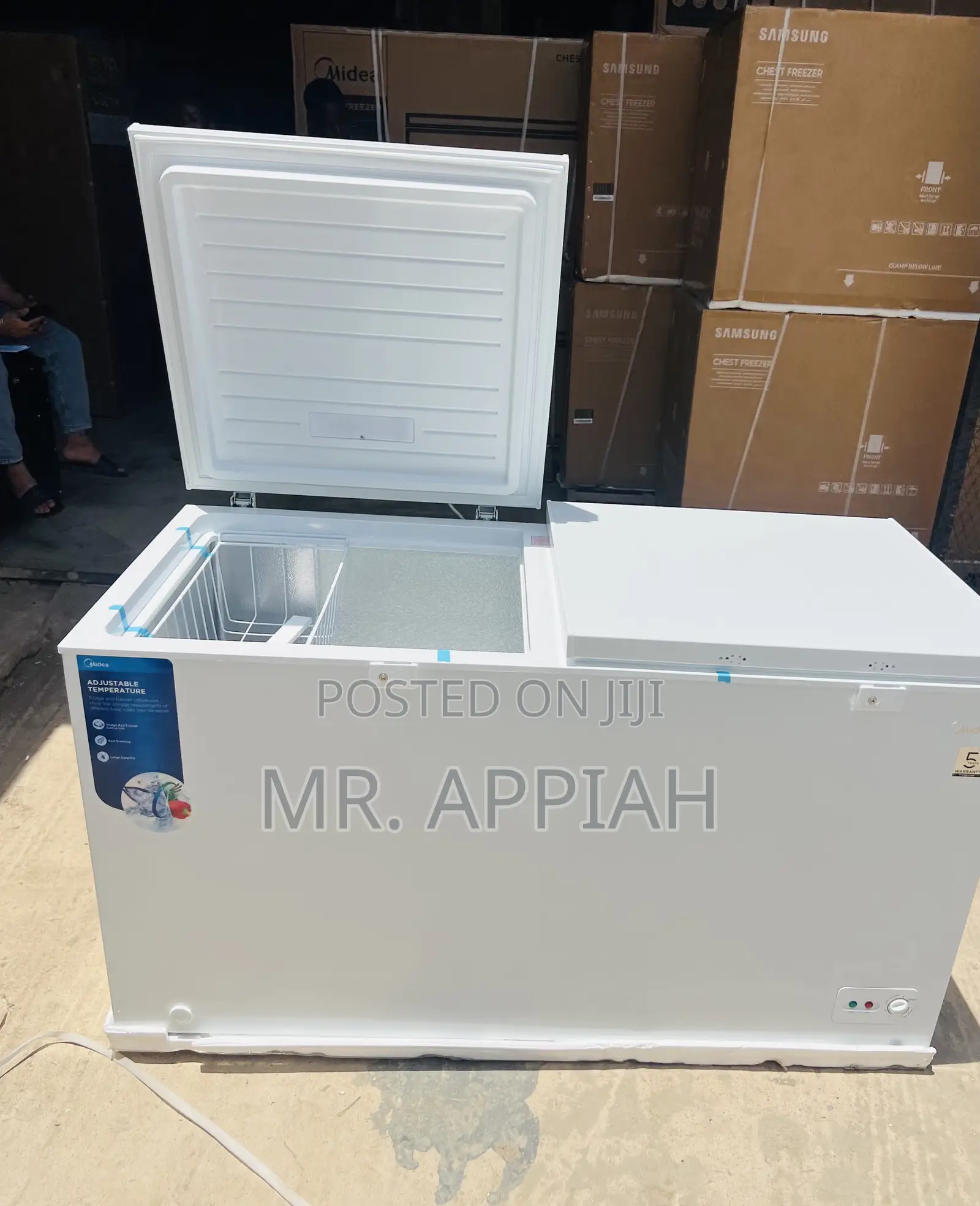 Brand New Midea 508liters Double Door Chest Freezer 