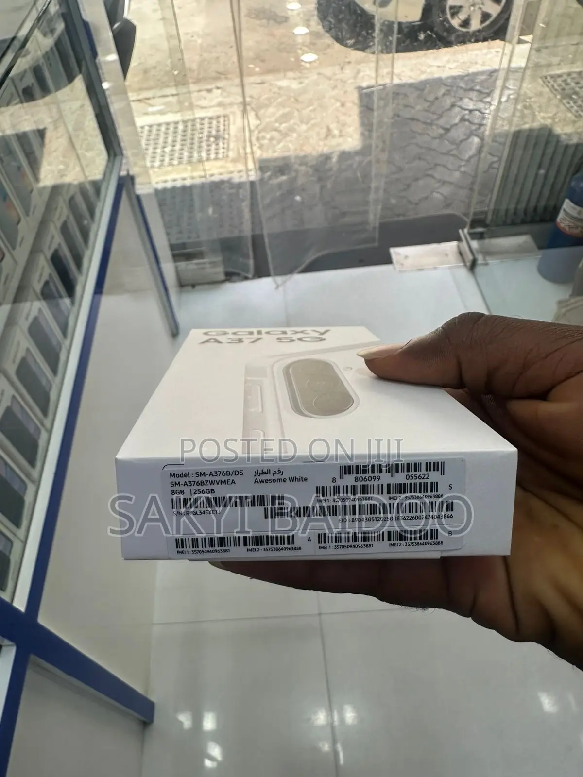 New Samsung Galaxy A37 256 GB White