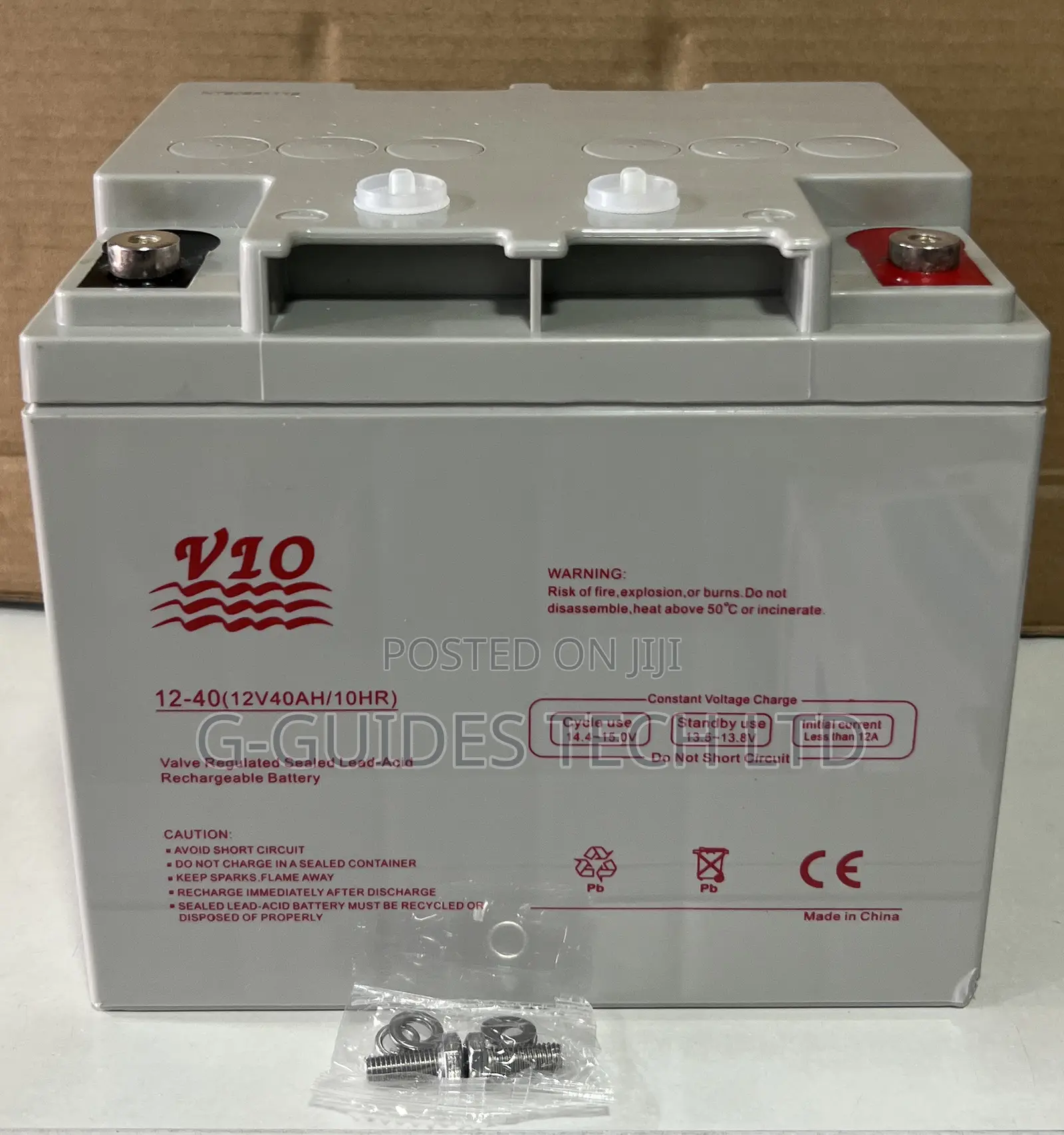Vio 12v 40ah Ups Battery, 12v-40ah Vio Sealed Lead-Acid Ups Battery