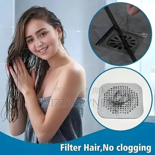 Floor Drain Strainer Debris Stopper - Gray
