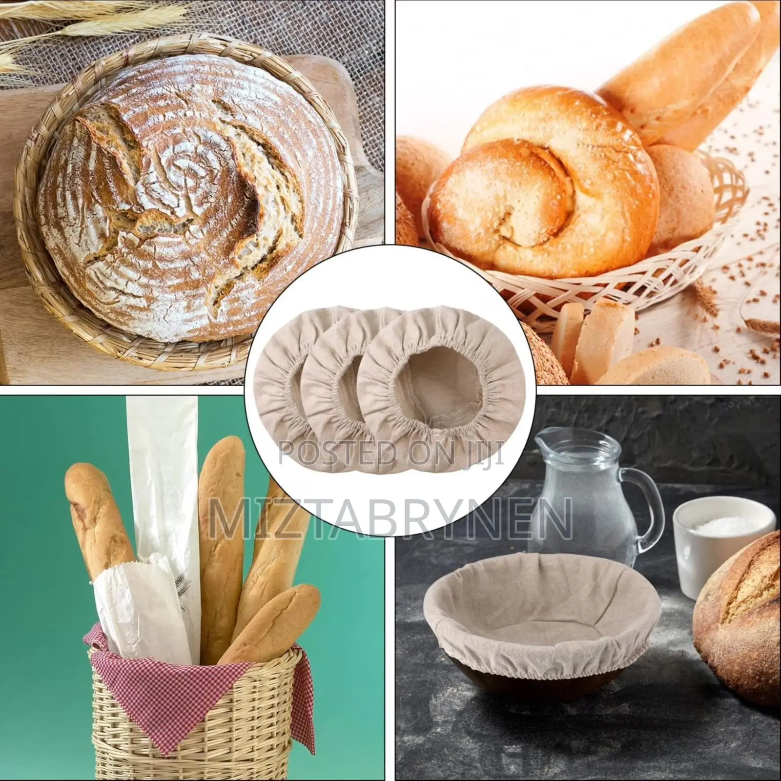 Bread Pastry Proofing Cloth Liner Bag - 30x20cm