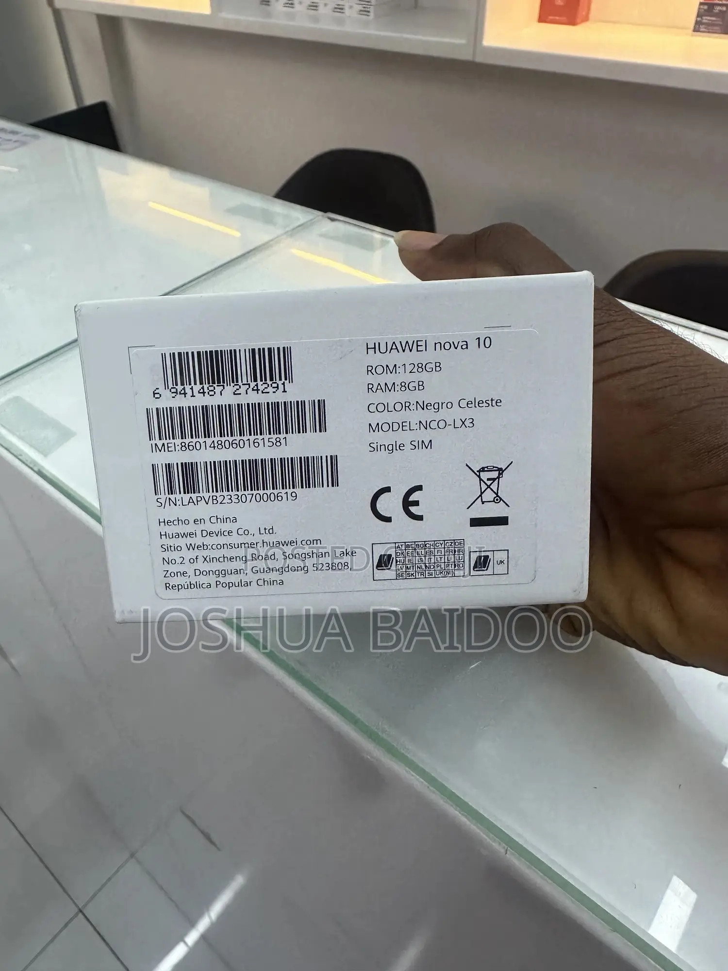 New Huawei nova 10 128 GB White