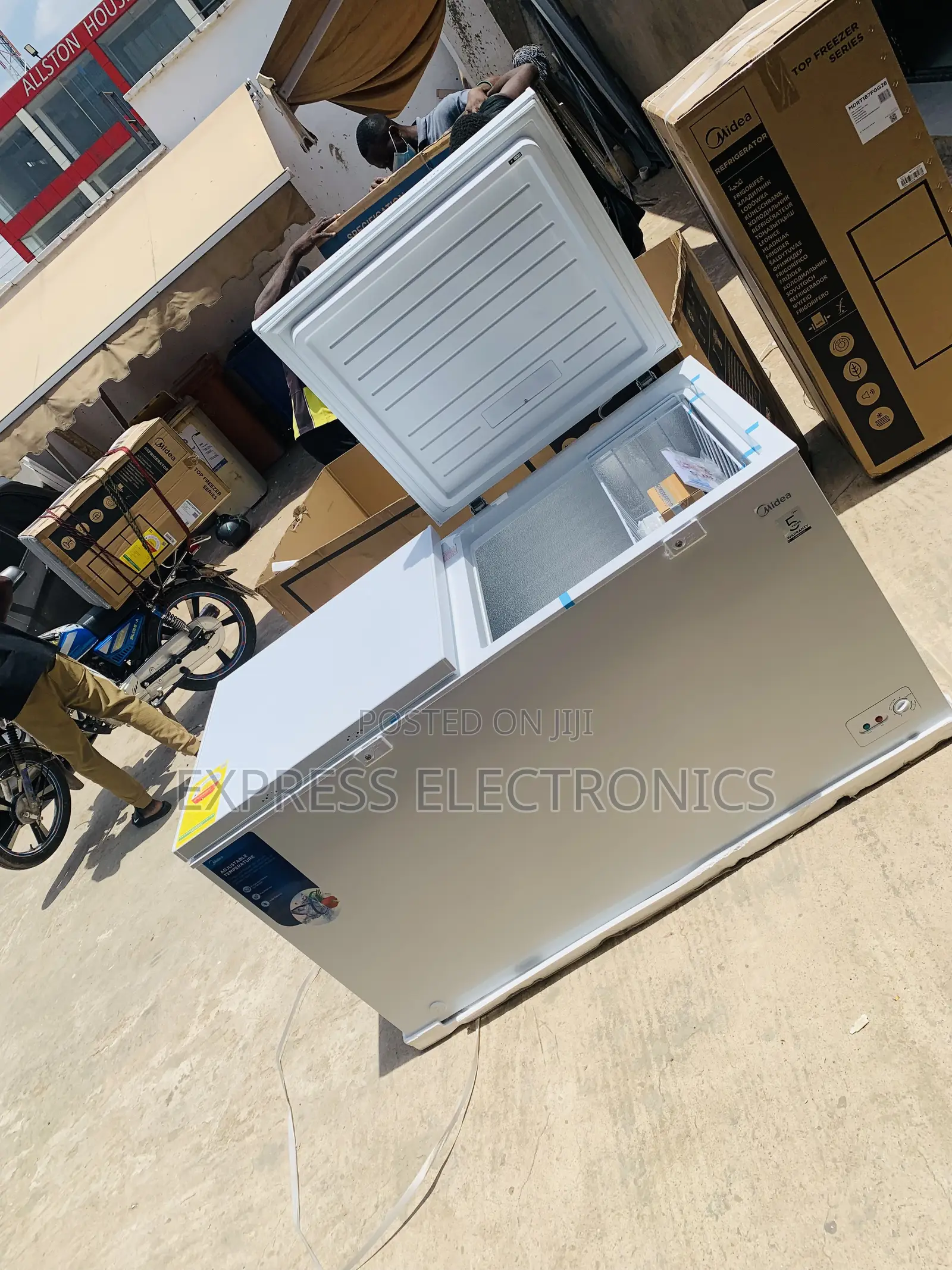 508l Chest Freezer Double Door Midea