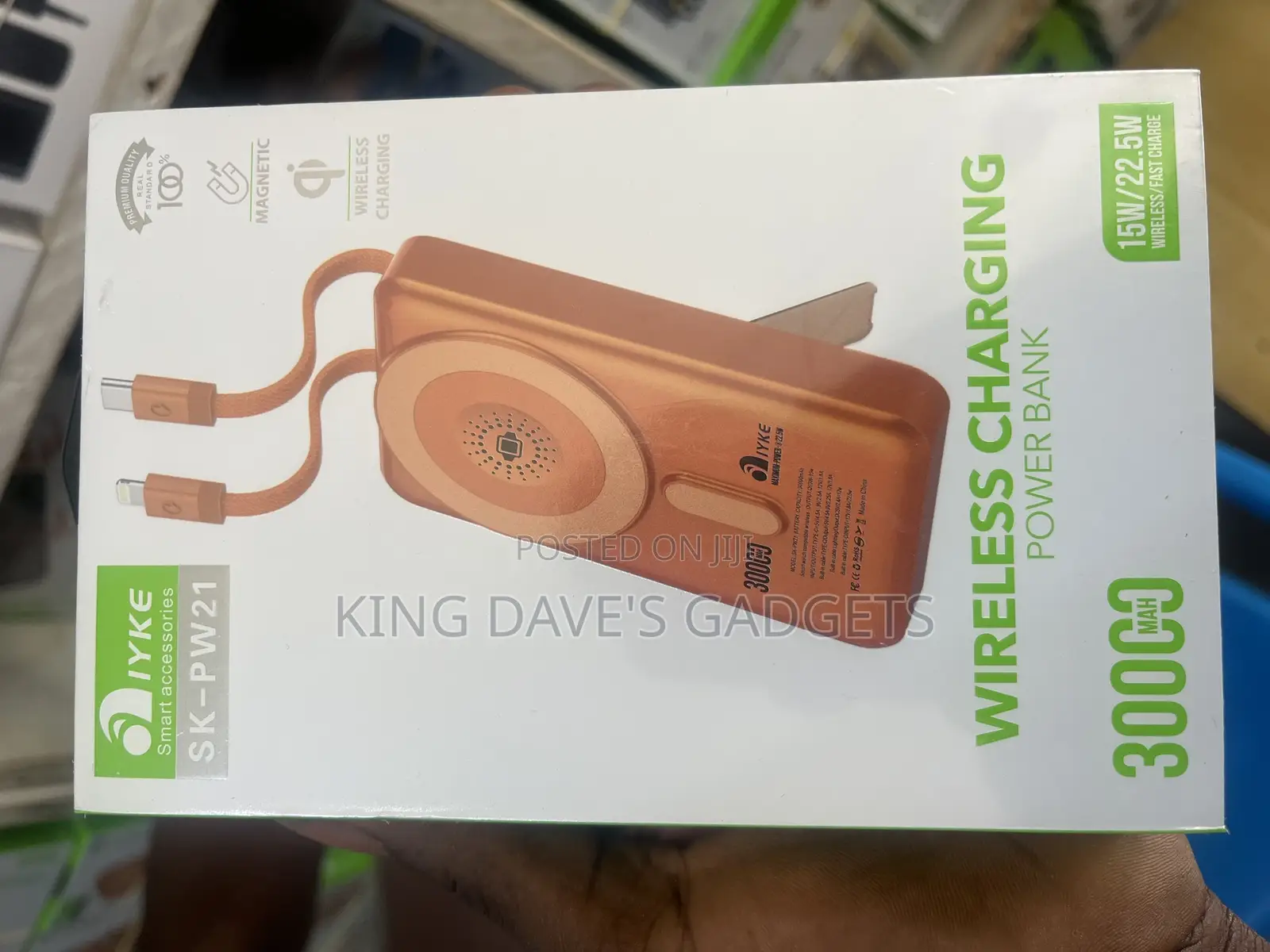 Iyke Wireless Charging Powerbank