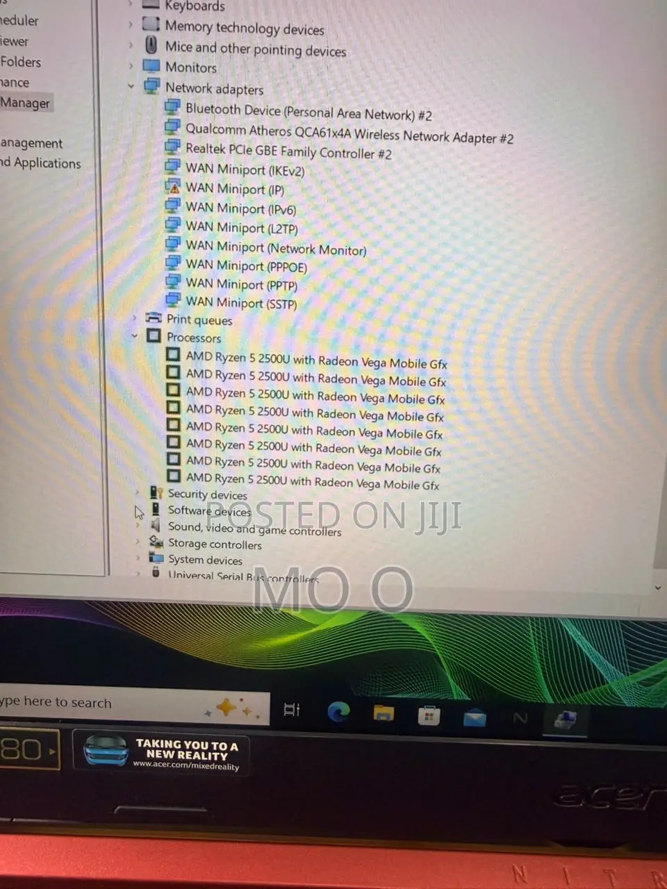 Laptop Acer Nitro 5 12GB AMD Ryzen 5 HDD+SSD 128GB
