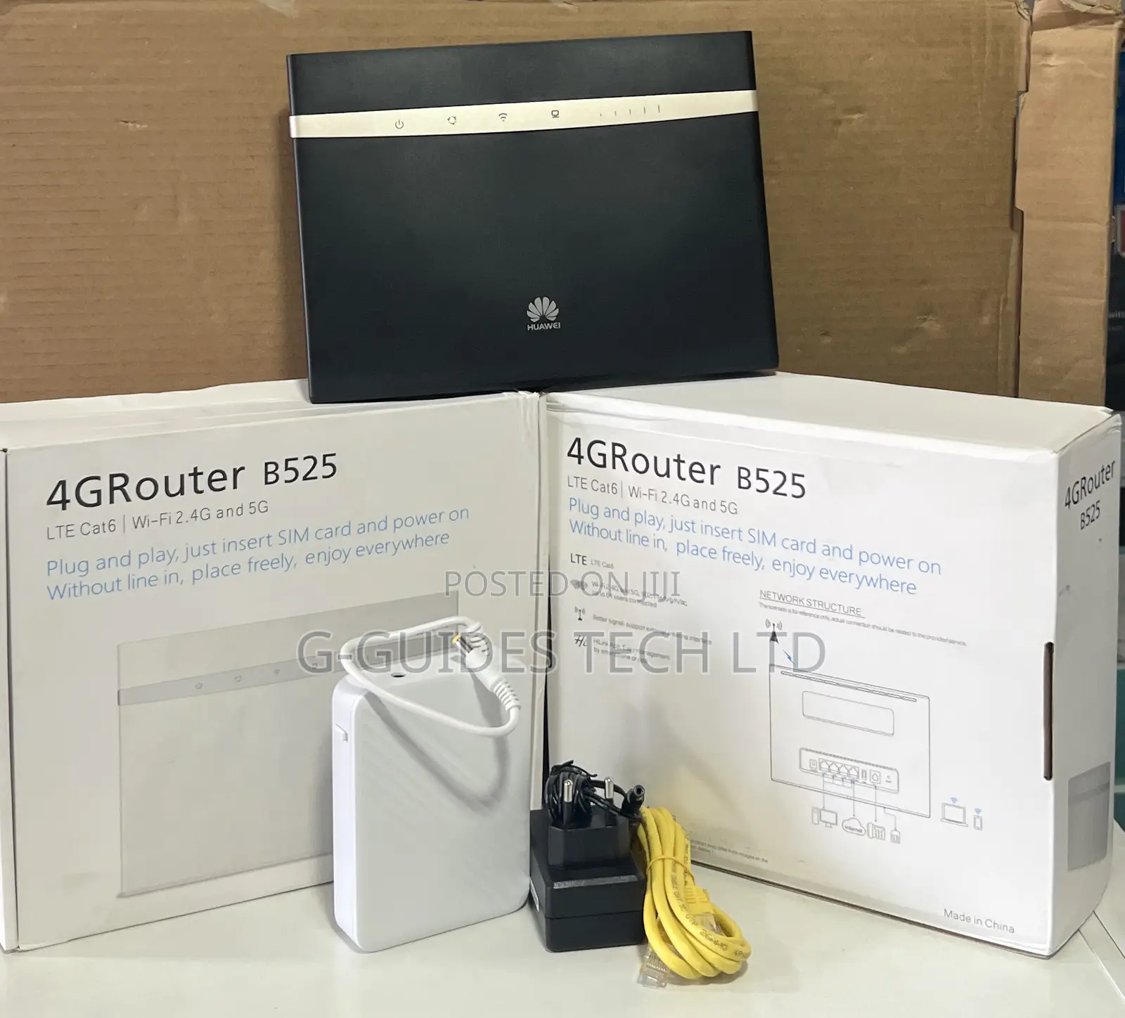 Huawei 4g Router B525s-23a With Backup Battery