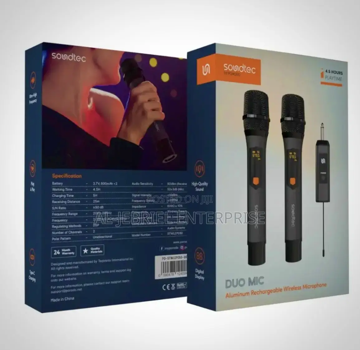 Porodo Wireless Dual Microphone