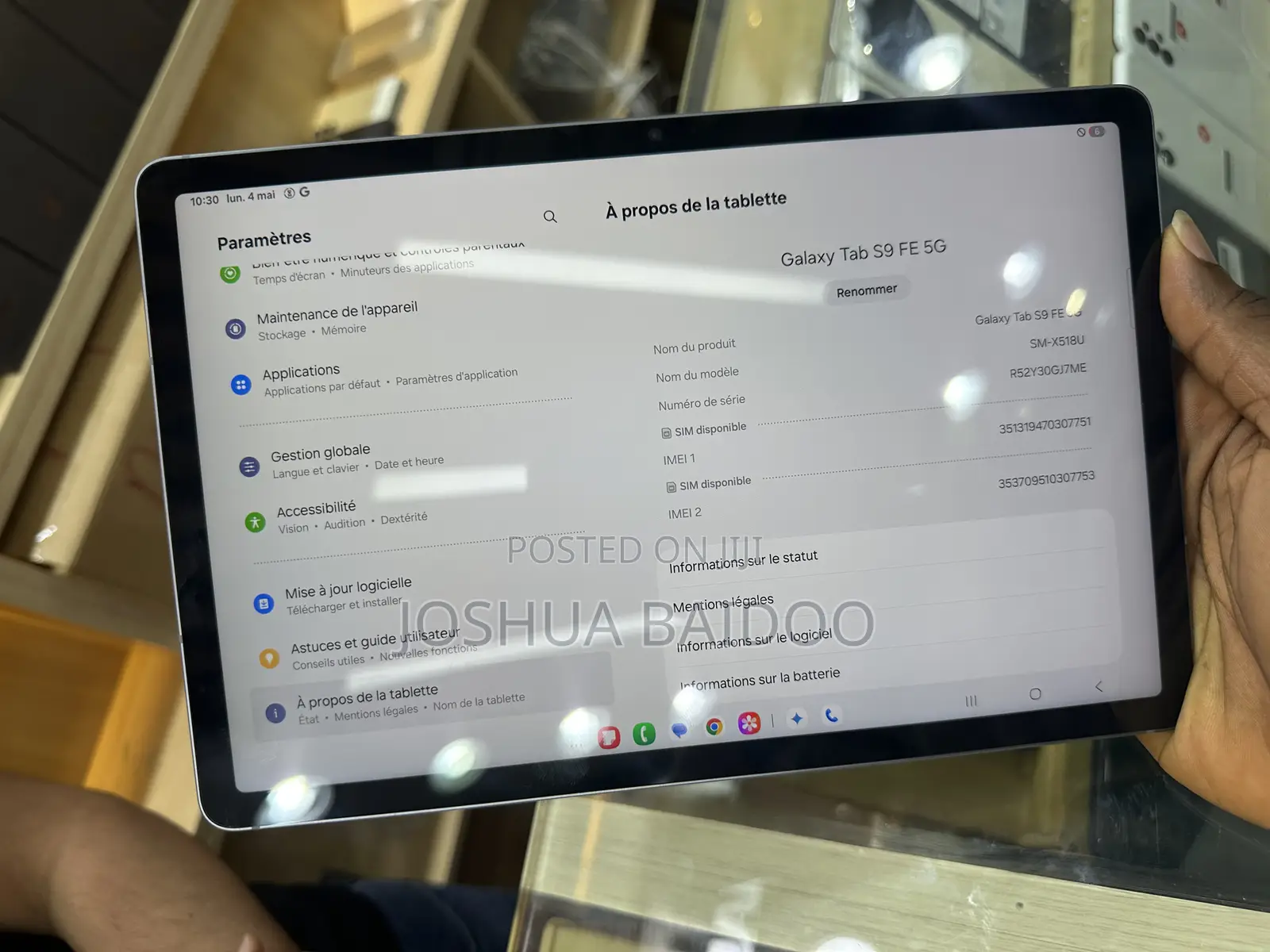 Samsung Galaxy Tab S9 FE+ 128 GB