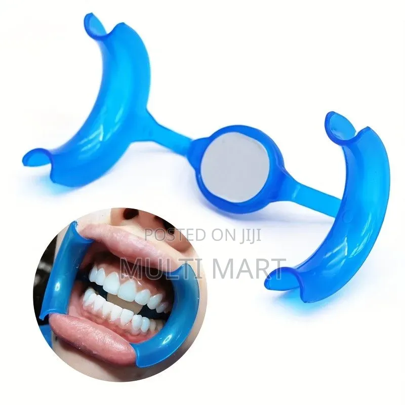 Dental Mouth Opener Retractor With Mirror