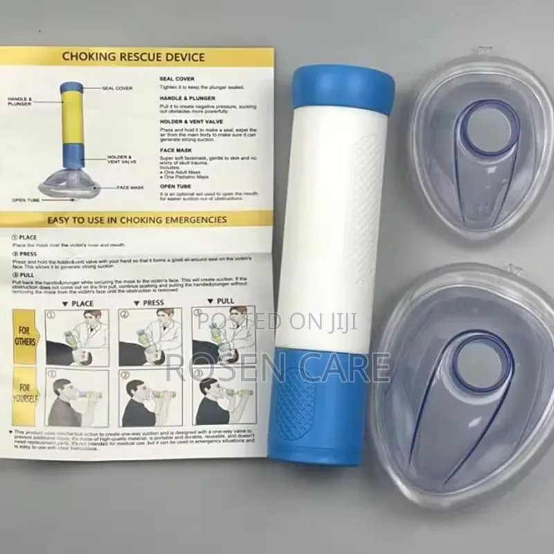 Portable Anti-Choking Rescue Device Airway Suction Inhaler Spacer
