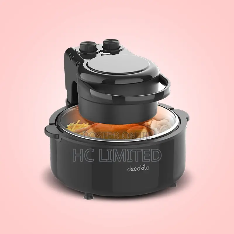 Decakila 5.0l 1200w Transparent Window Air Fryer - Keec045b