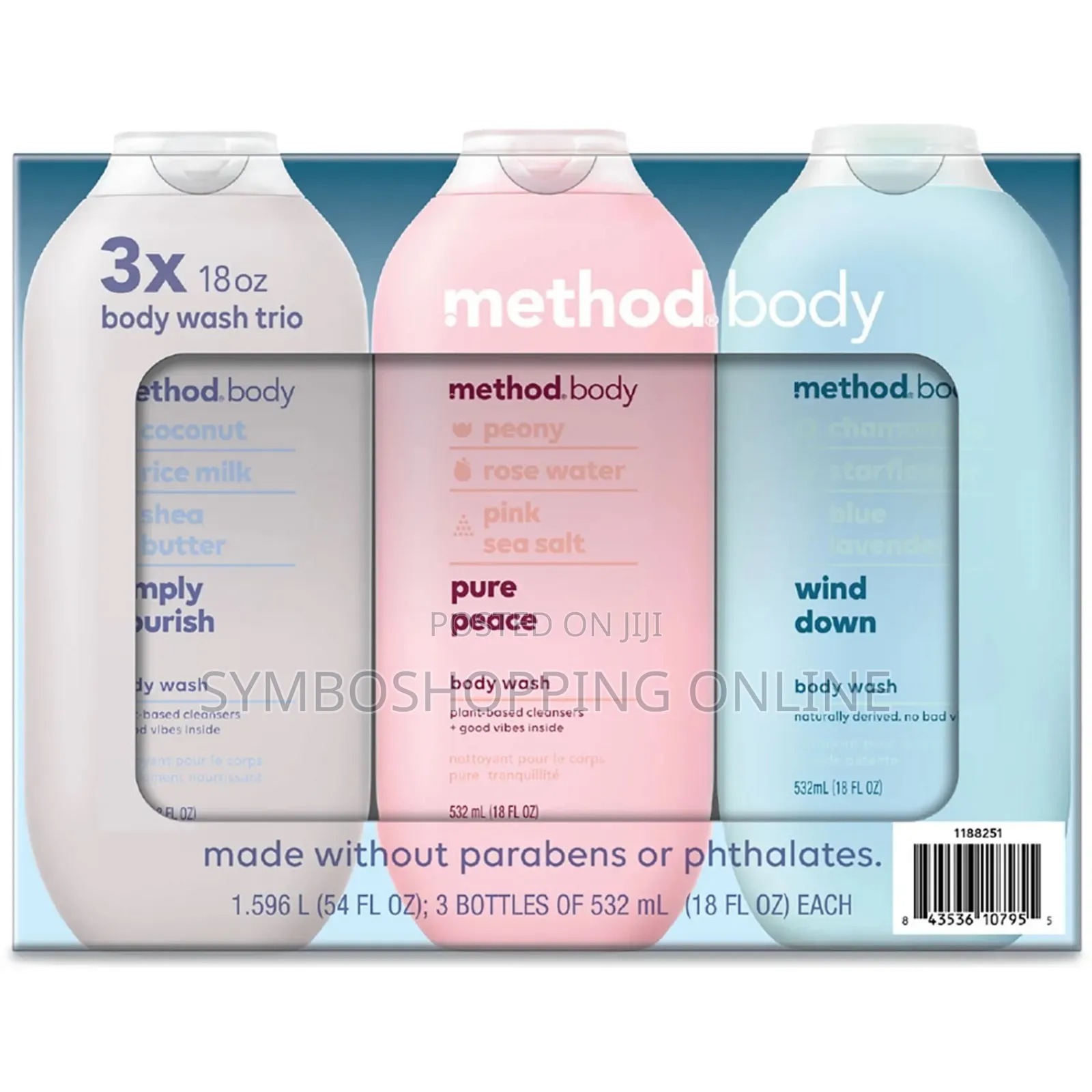 Method Body Wash Trio(3 Packs).