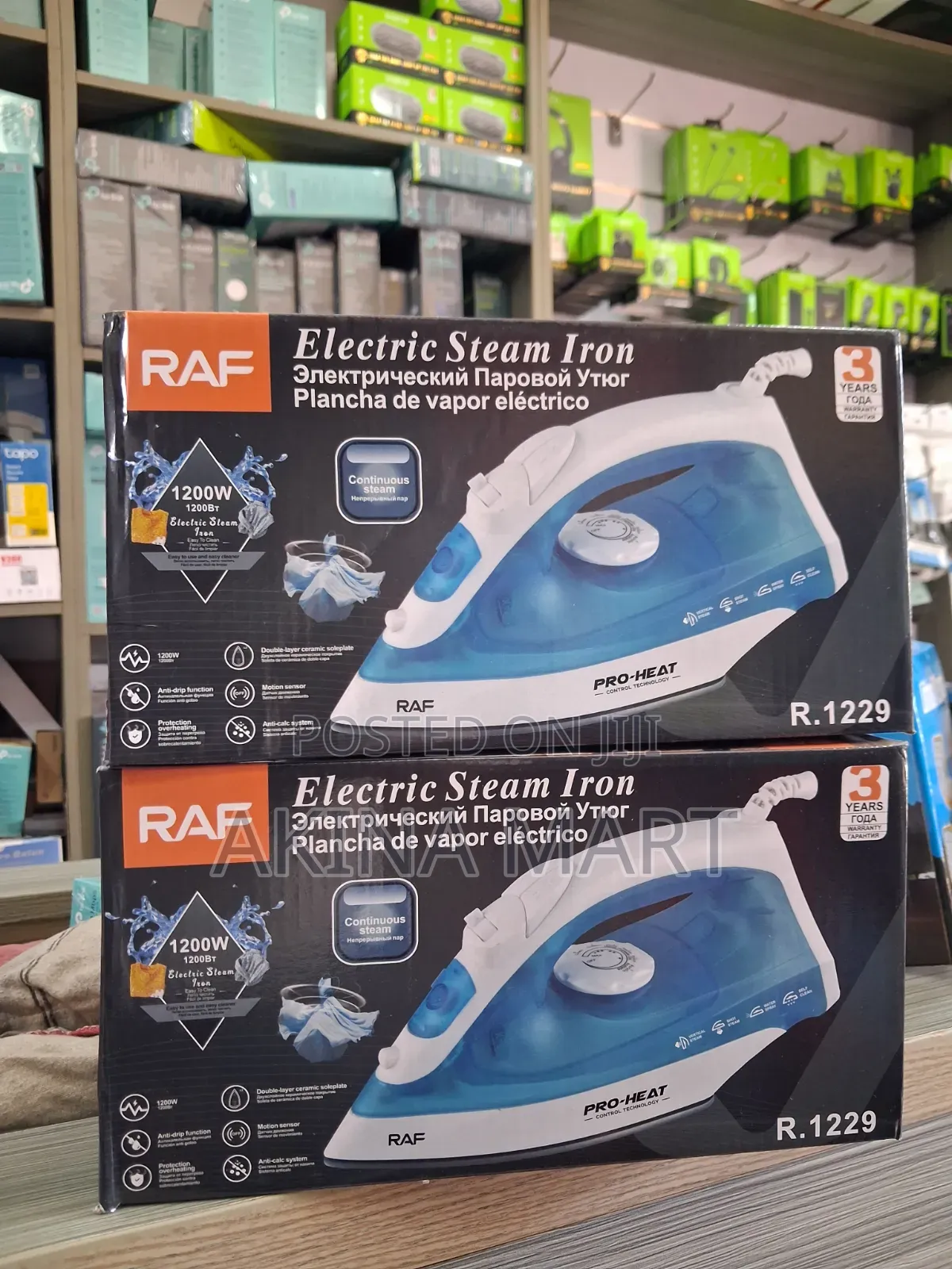 Electric Steam Iron 1200w