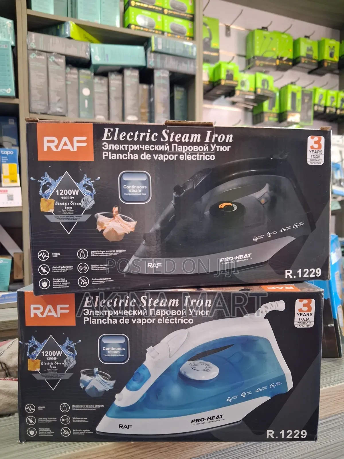 Electric Steam Iron 1200w