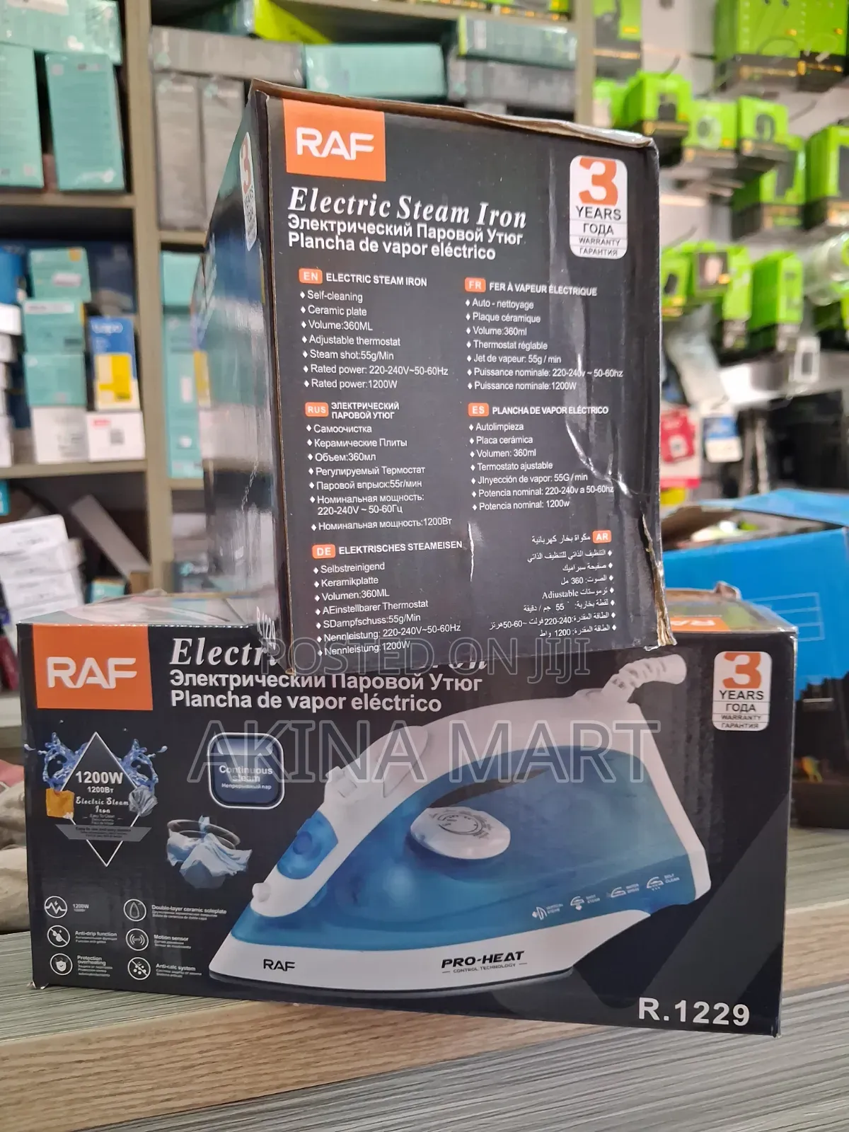 Electric Steam Iron 1200w