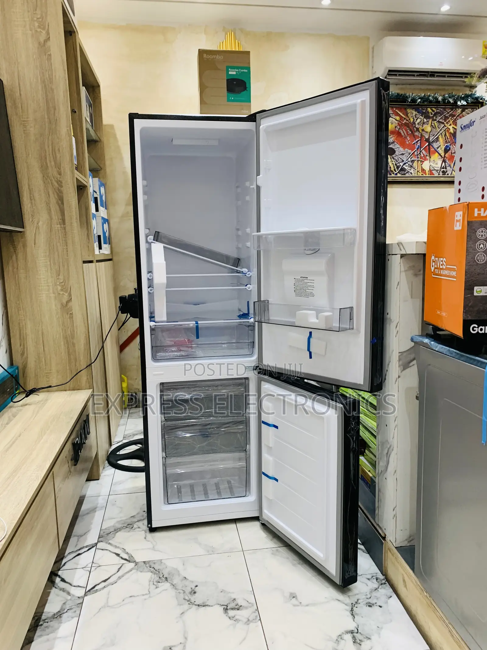 Get a New Mirror Double Door Pf-370-13m Fridge Pearl