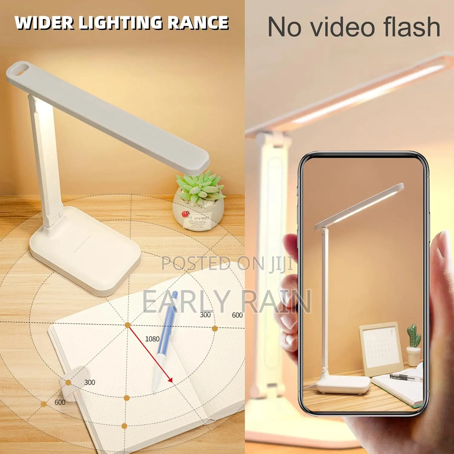 Flexible and Dimmable Led Study Table Lamp