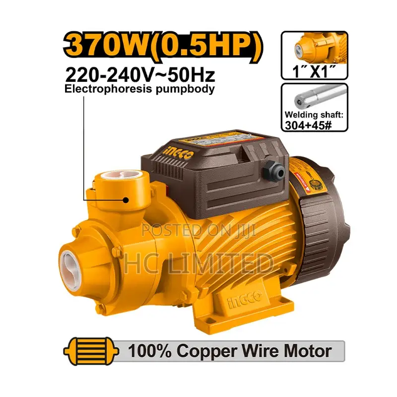 Ingco Water Pump- Vpm37068