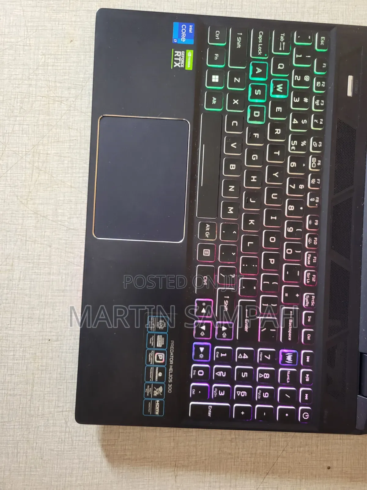 Laptop Acer Predator Helios 300 16GB Intel Core i7 SSD 512GB