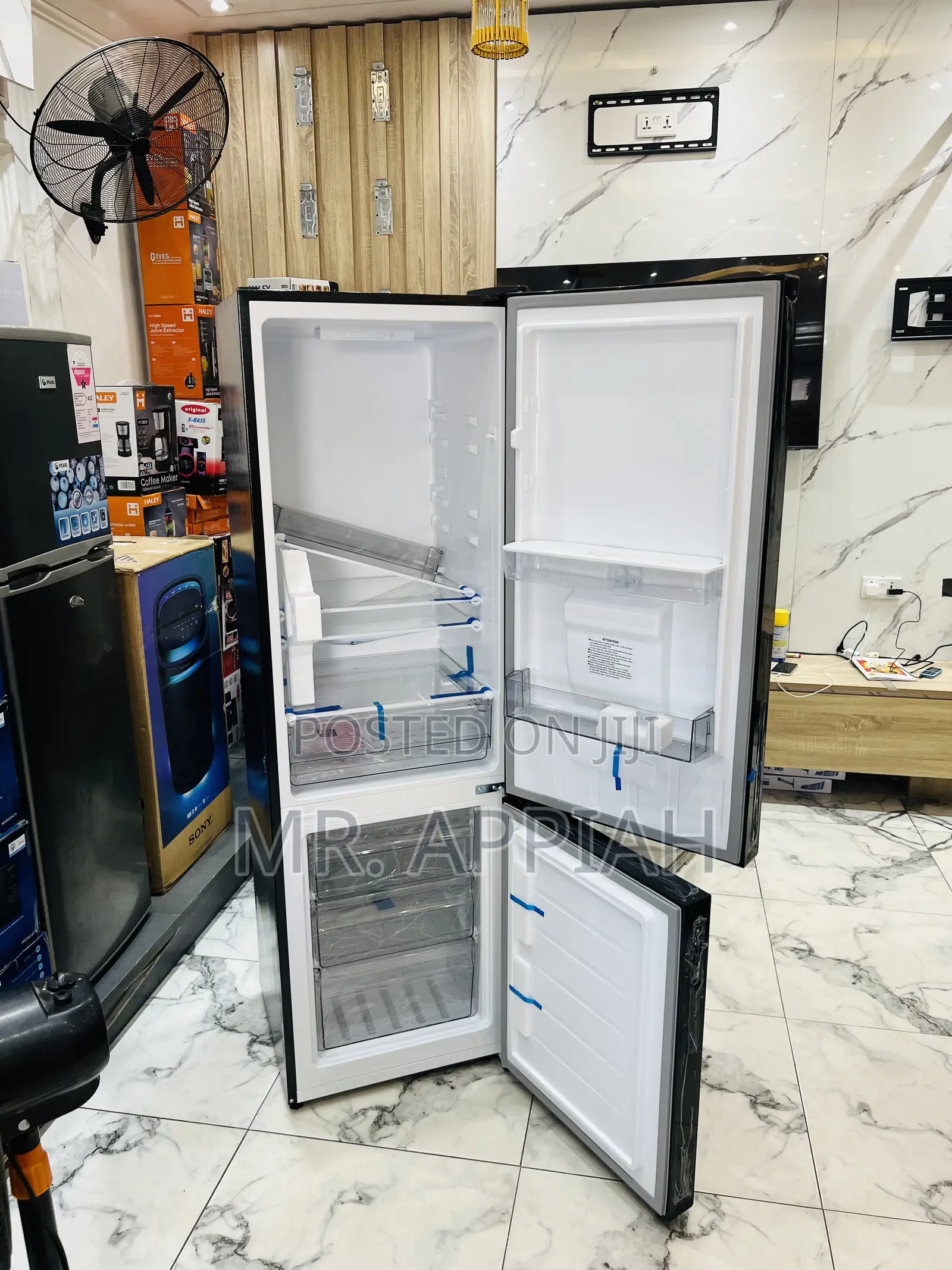 Classic Design Pearl Pf-370-13m 2 Door Refrigerator(262lit)