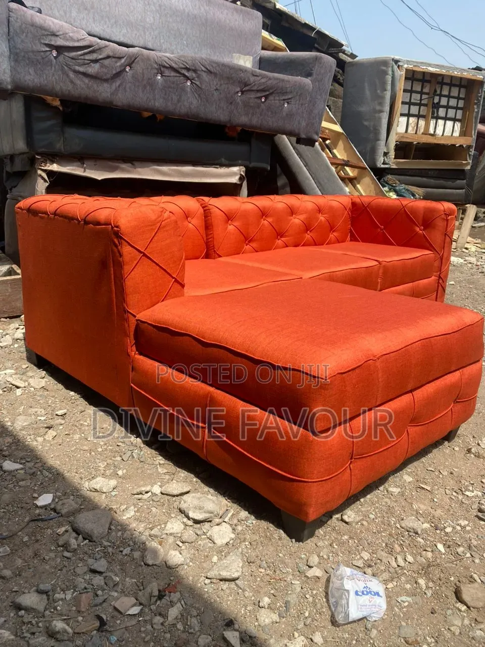 L Shape Sofa Available for Sale