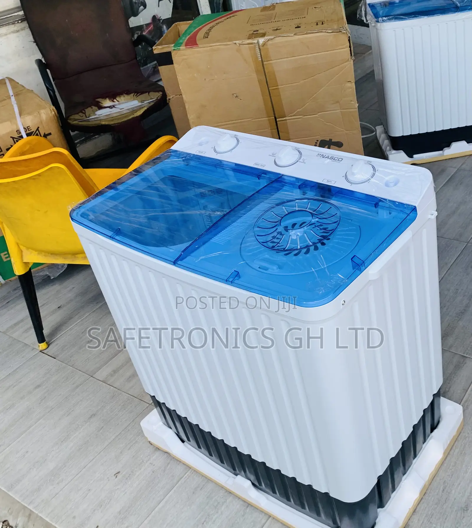 Check Out Nasco 10kg Semi-Automatic Washing Machine
